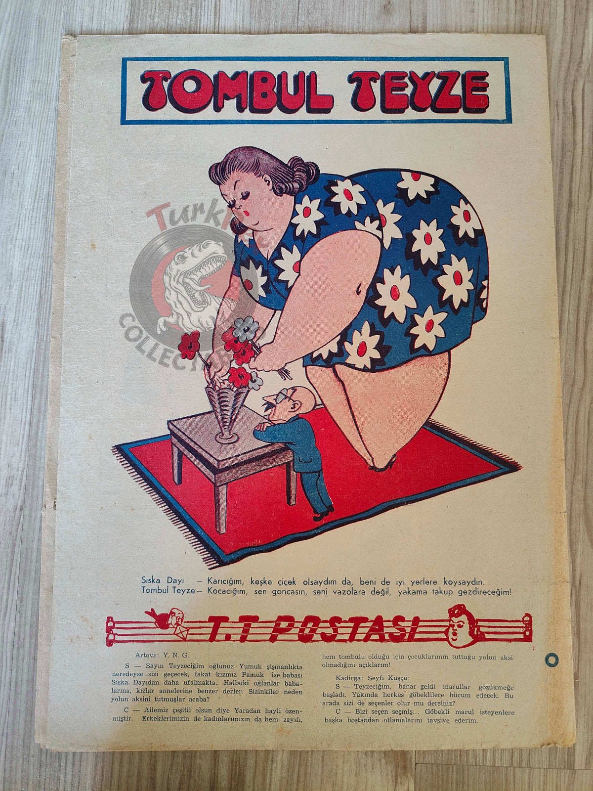 Mizah 1947 Humor Magazine Turkish Turkey Uncle Sam and Communism War Soviet Russia USA