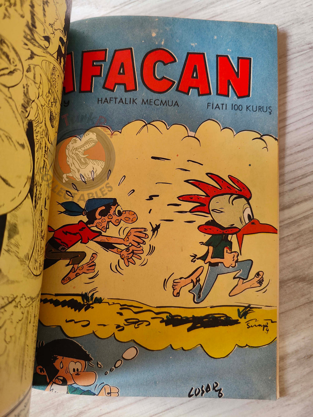 Le Vieux Nick et Barbe-Noire - L'île de la main ouverte 1970 Turkish Comic Turkey