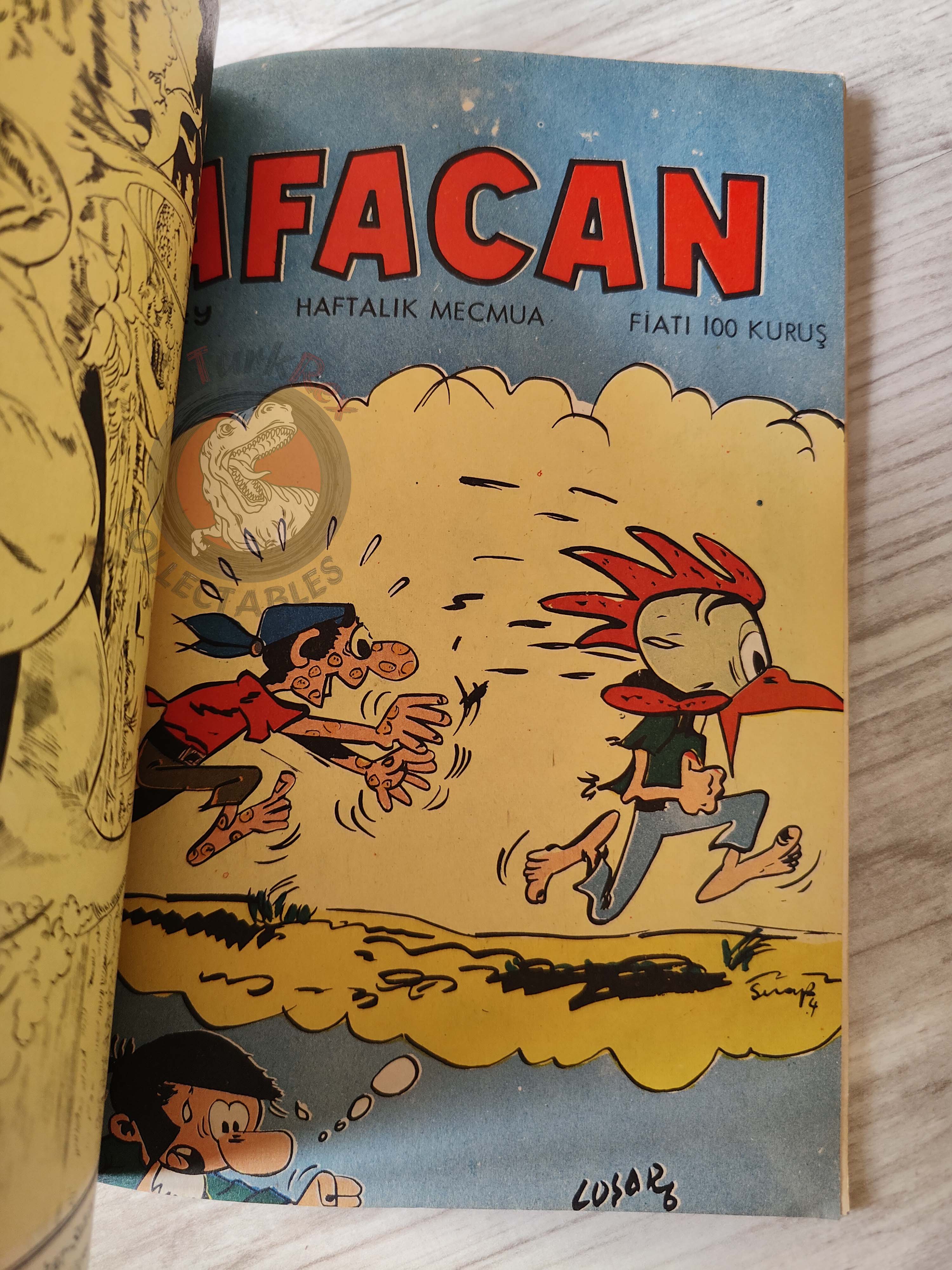 Le Vieux Nick et Barbe-Noire - L'île de la main ouverte 1970 Turkish Comic Turkey