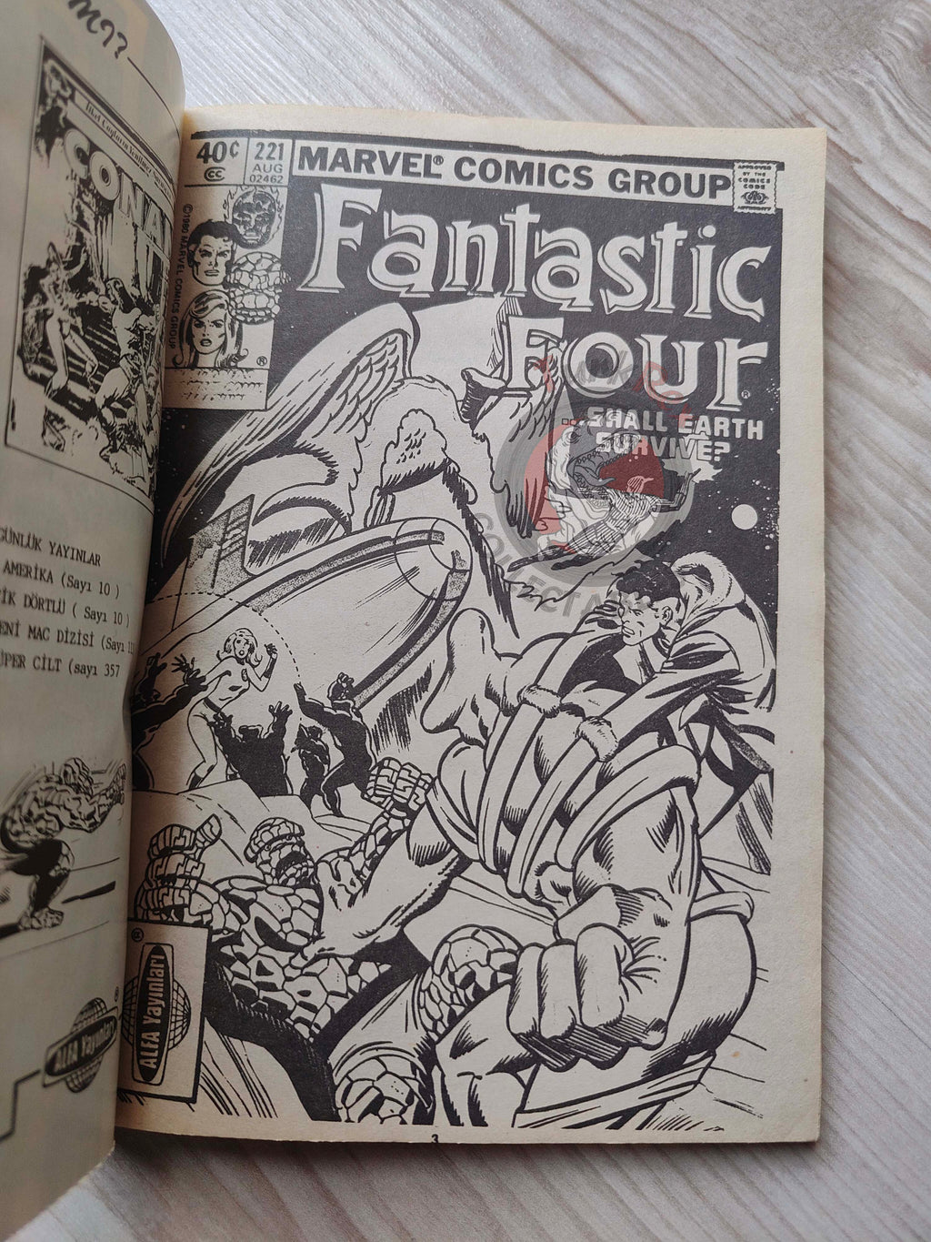 Fantastic Four Volume #5 1989 Turkish Comic Turkey #217 - #224