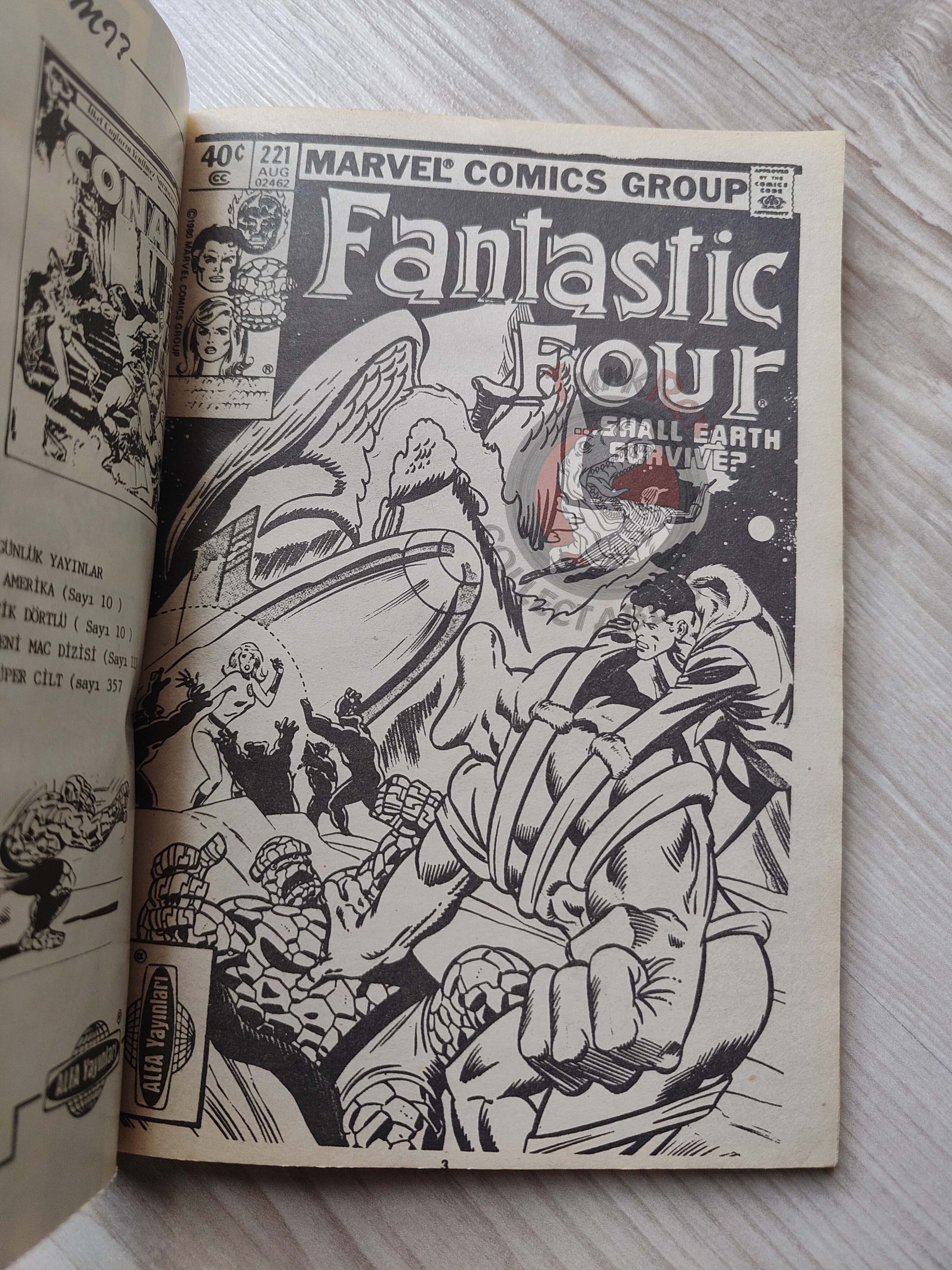 Fantastic Four Volume #5 1989 Turkish Comic Turkey #217 - #224