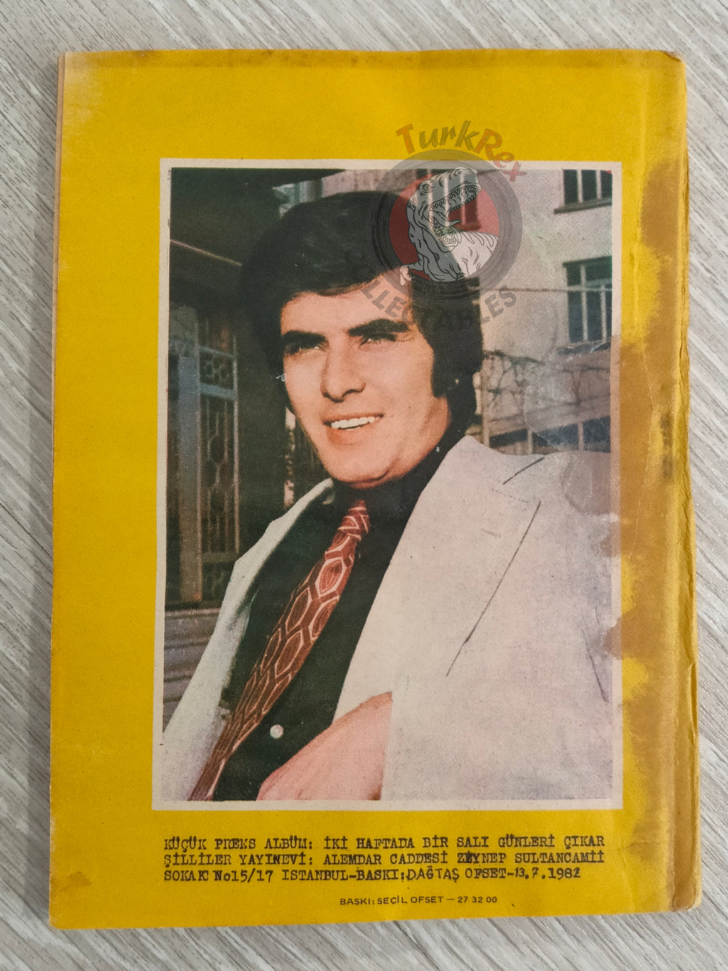 Johan et Pirlouit #23 1982 Turkish Comic Turkey Le Serment des Vikings #5 Pinocchio