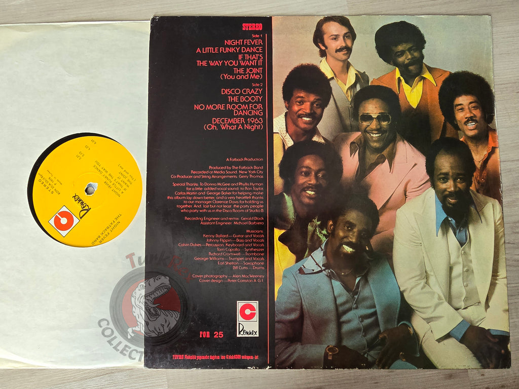 The Fatback Band – Night Fever Turkish Pressing Vinyl Turkey Edition