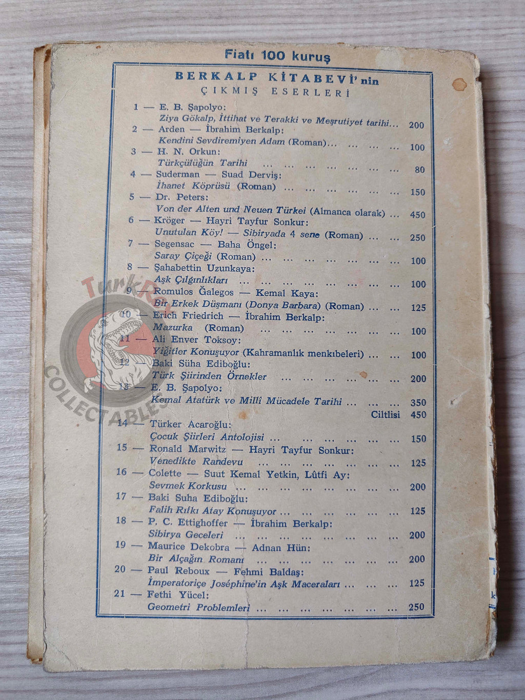 World Children's Fairy Tales 1948 Turkish Book Turkey Illustrated Heinrich Seidel
