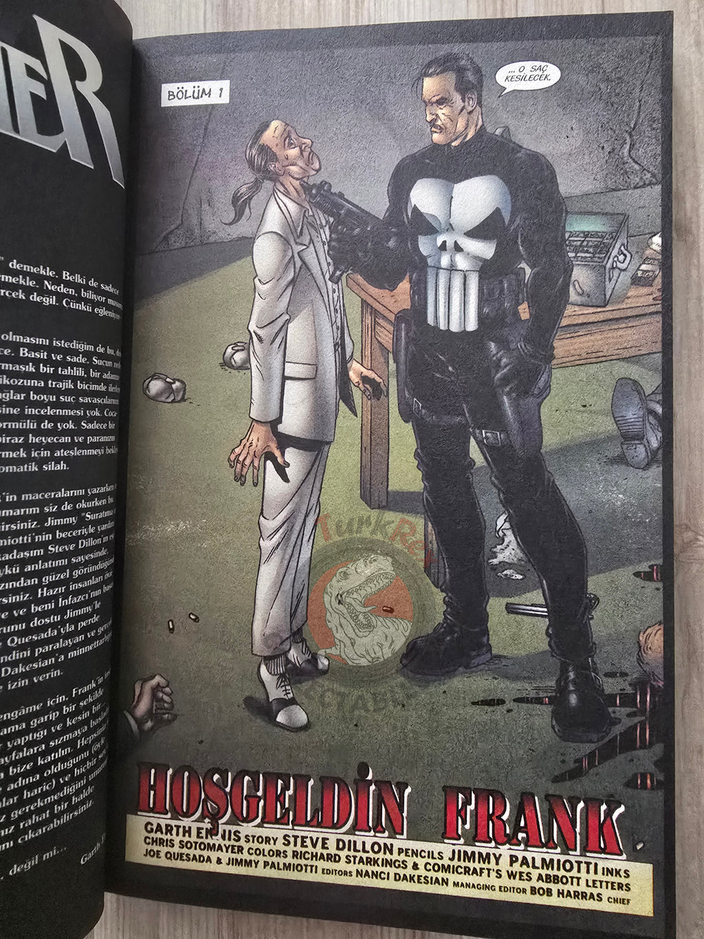 The Punisher Collector's Edition Turkish Comic + DVD Turkey 2004 Welcome Back, Frank