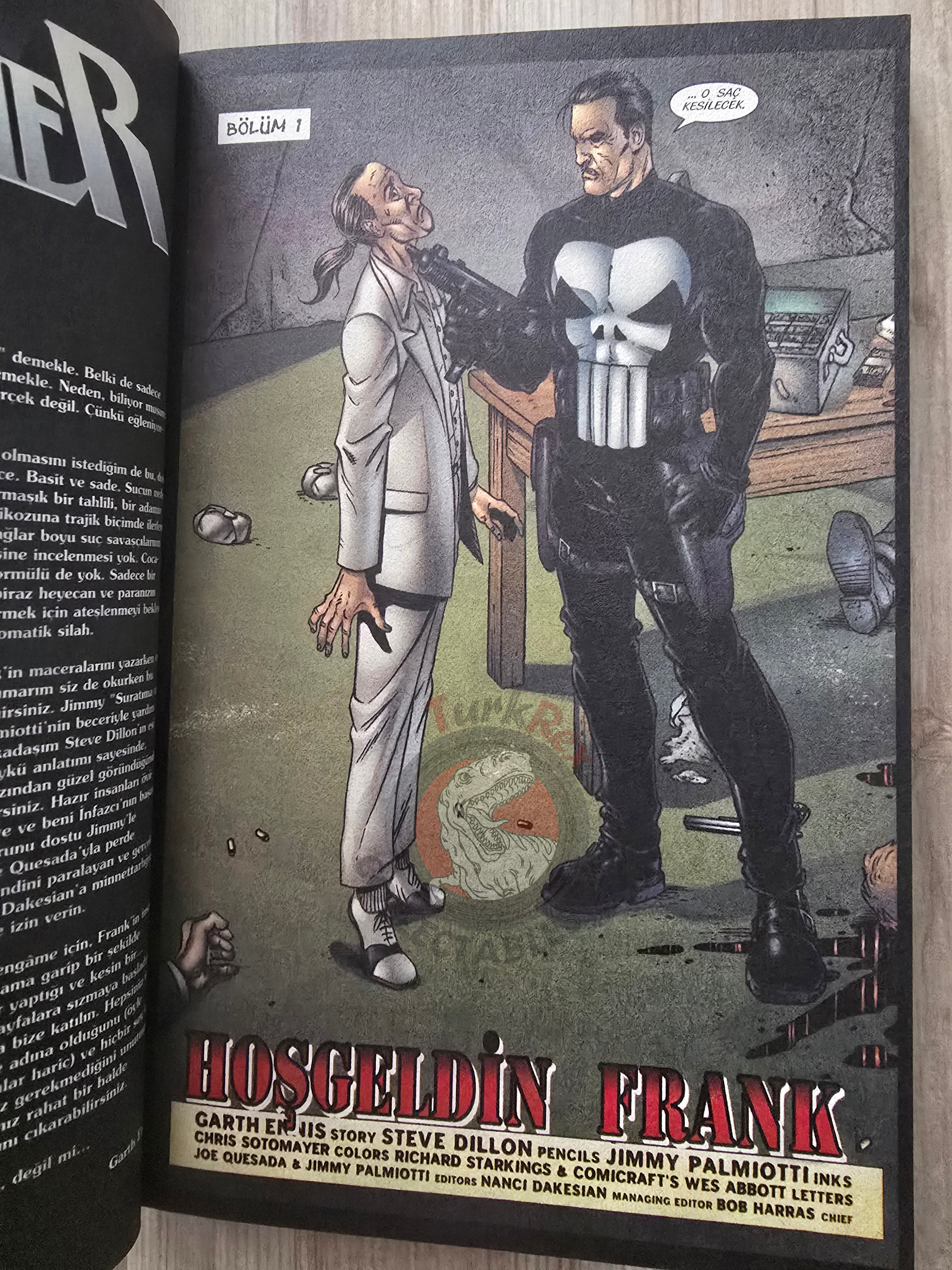The Punisher Collector's Edition Turkish Comic + DVD Turkey 2004 Welcome Back, Frank