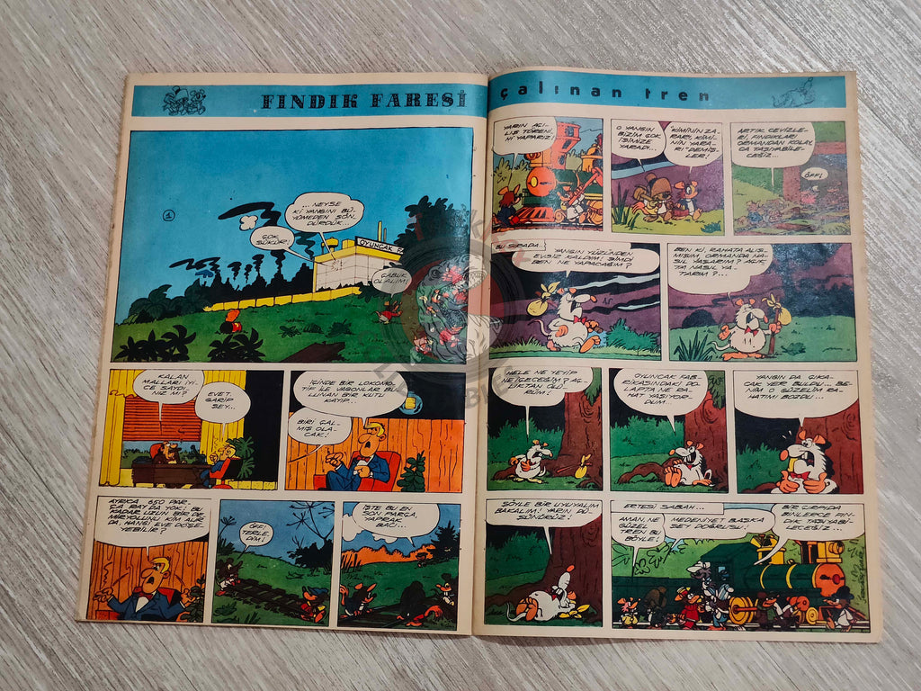 Doğan Kardeş 1971 Magazine #9 Turkish Comic Turkey Suske en Wiske Pantera Negra Tarzan
