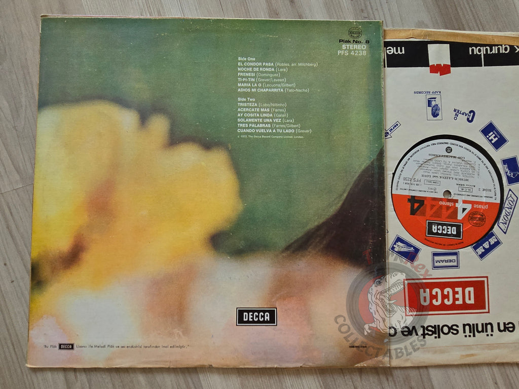 Los Machucambos – Musica Latina And Love Turkish Pressing Vinyl Turkey Edition