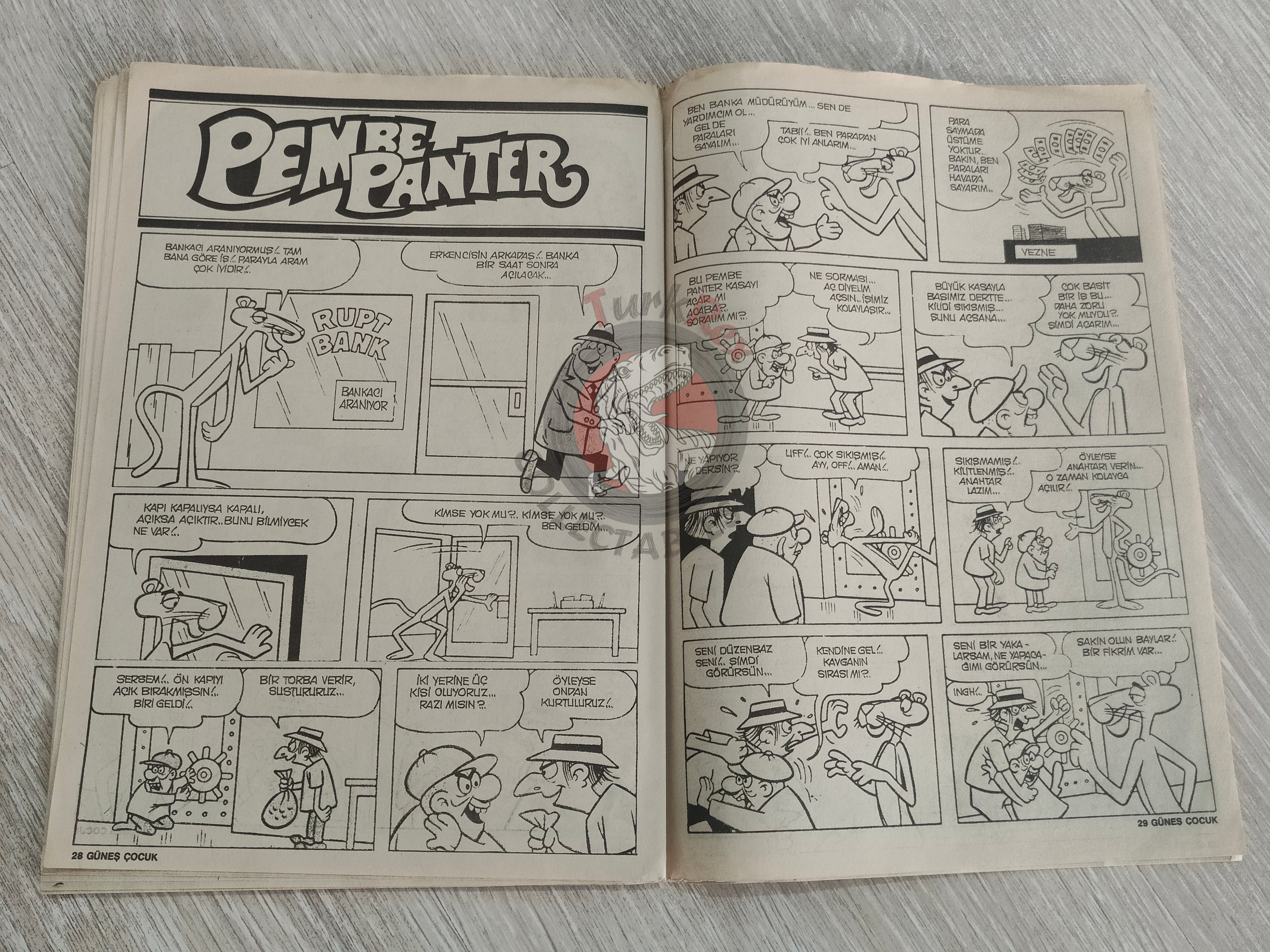 Güneş Çocuk #7 1989 Rawhide Kid, Candy Candy, Pink Panther Turkish Comic Turkey