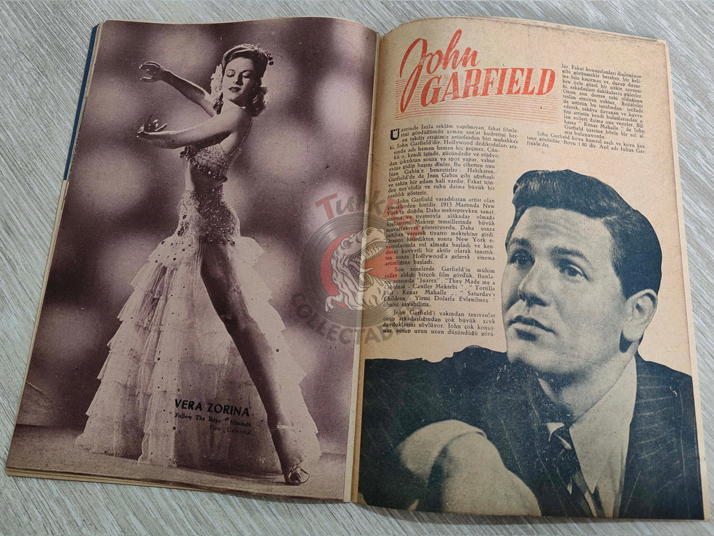 Yıldız 1944 Ingrid Bergman Turkish Mag Turkey Hollywood Cary Grant Victor Mature Errol Flynn
