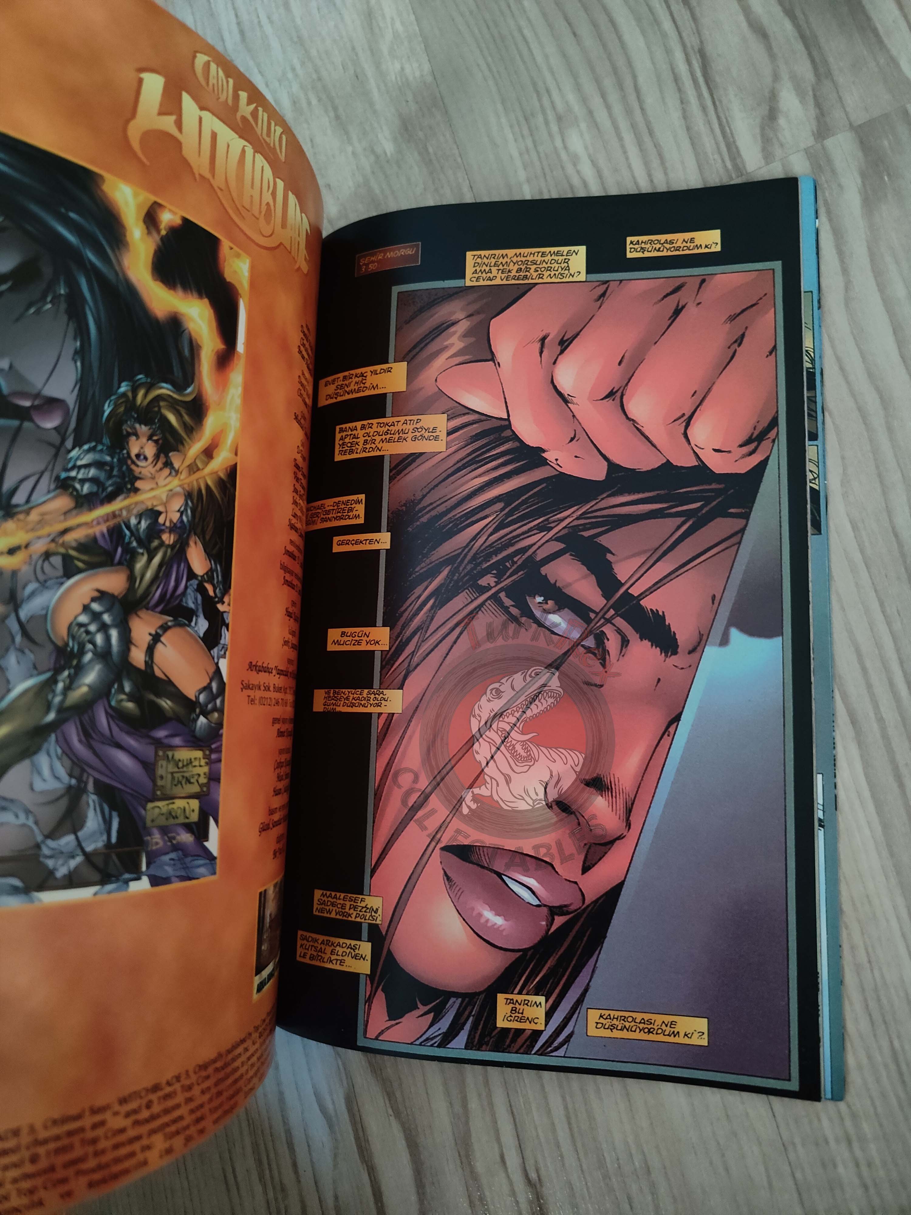 Witchblade Vol #1 1999 Turkish Comic Turkey #1 #2 #3