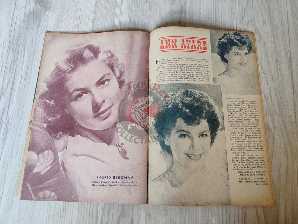 Yıldız 1944 Maria Montez Turkish Mag Turkey Hollywood Melvyn Douglas Deanna Durbin Ann Sheridan
