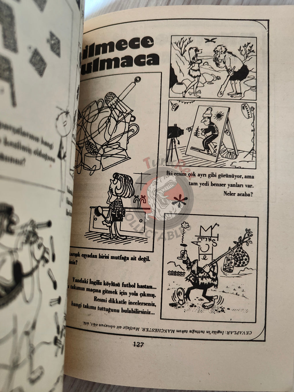 Tintin – The Seven Crystal Balls early 1980s Turkish Edition Comic Turkey