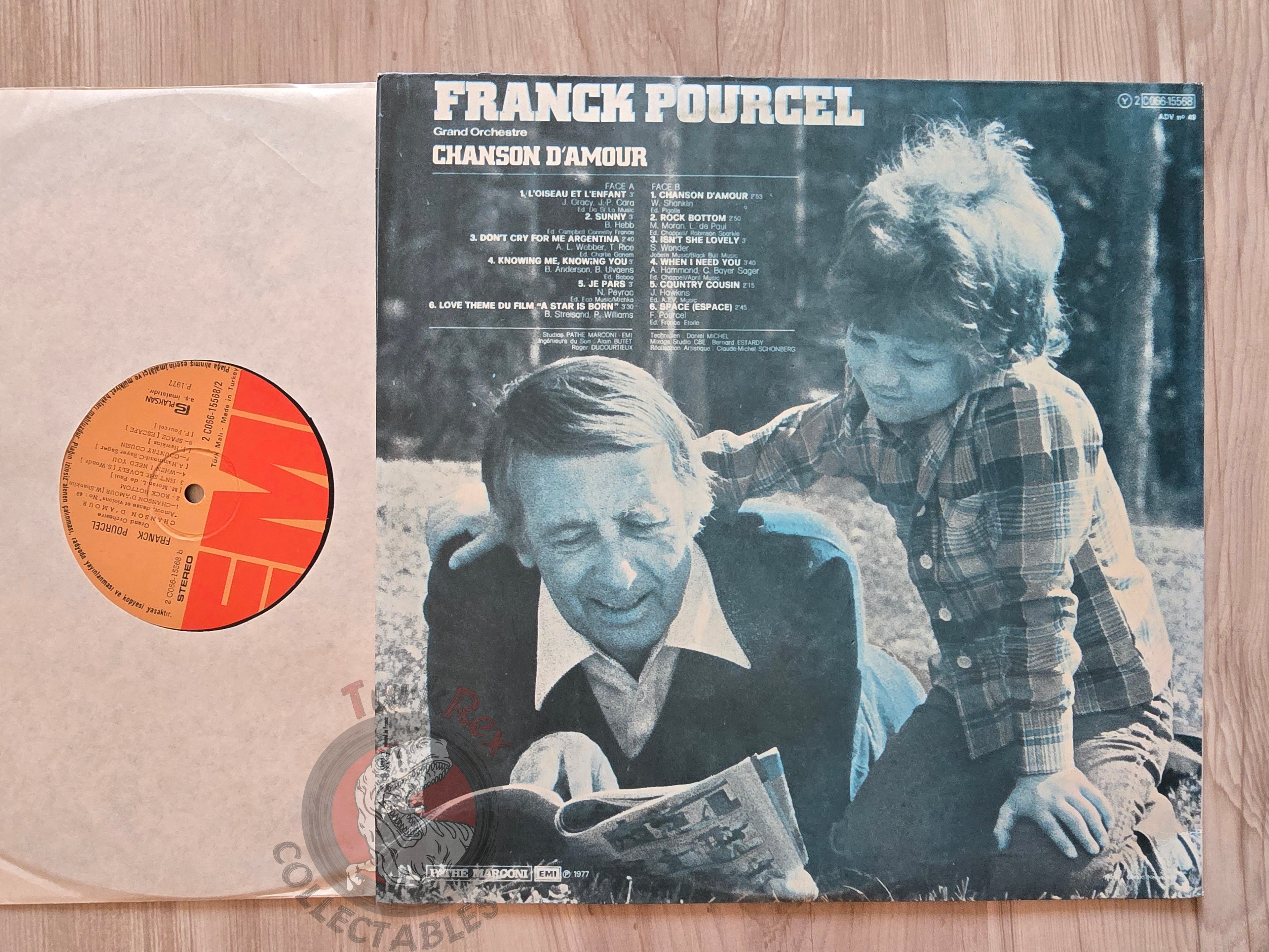 Franck Pourcel – Amour, Danse Et Violons No 49 Turkish Pressing Vinyl Turkey Edition