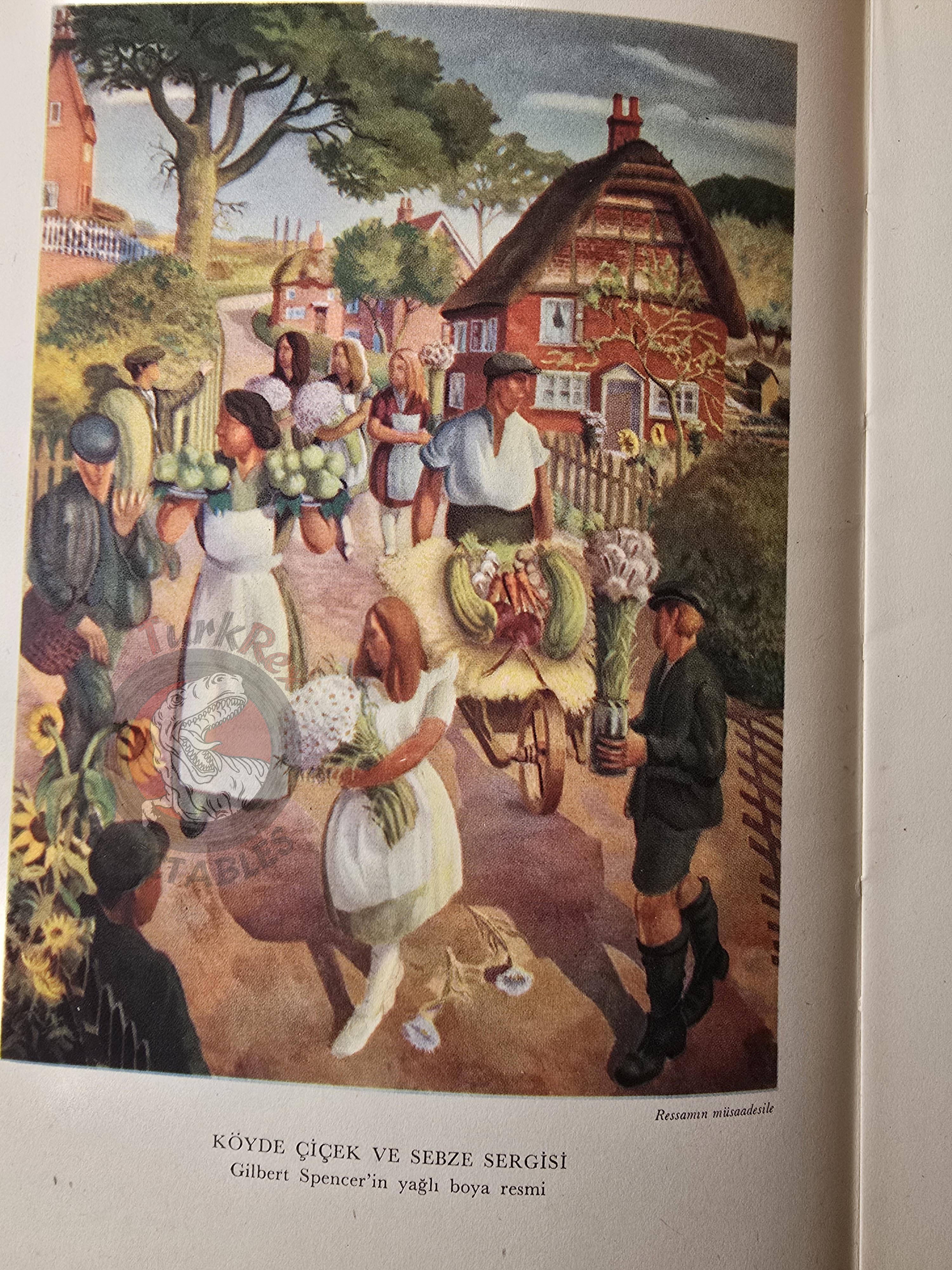 Edmund Blunden – English Villages 1940s HC / DJ Turkish Book Turkey WW2 era Propaganda
