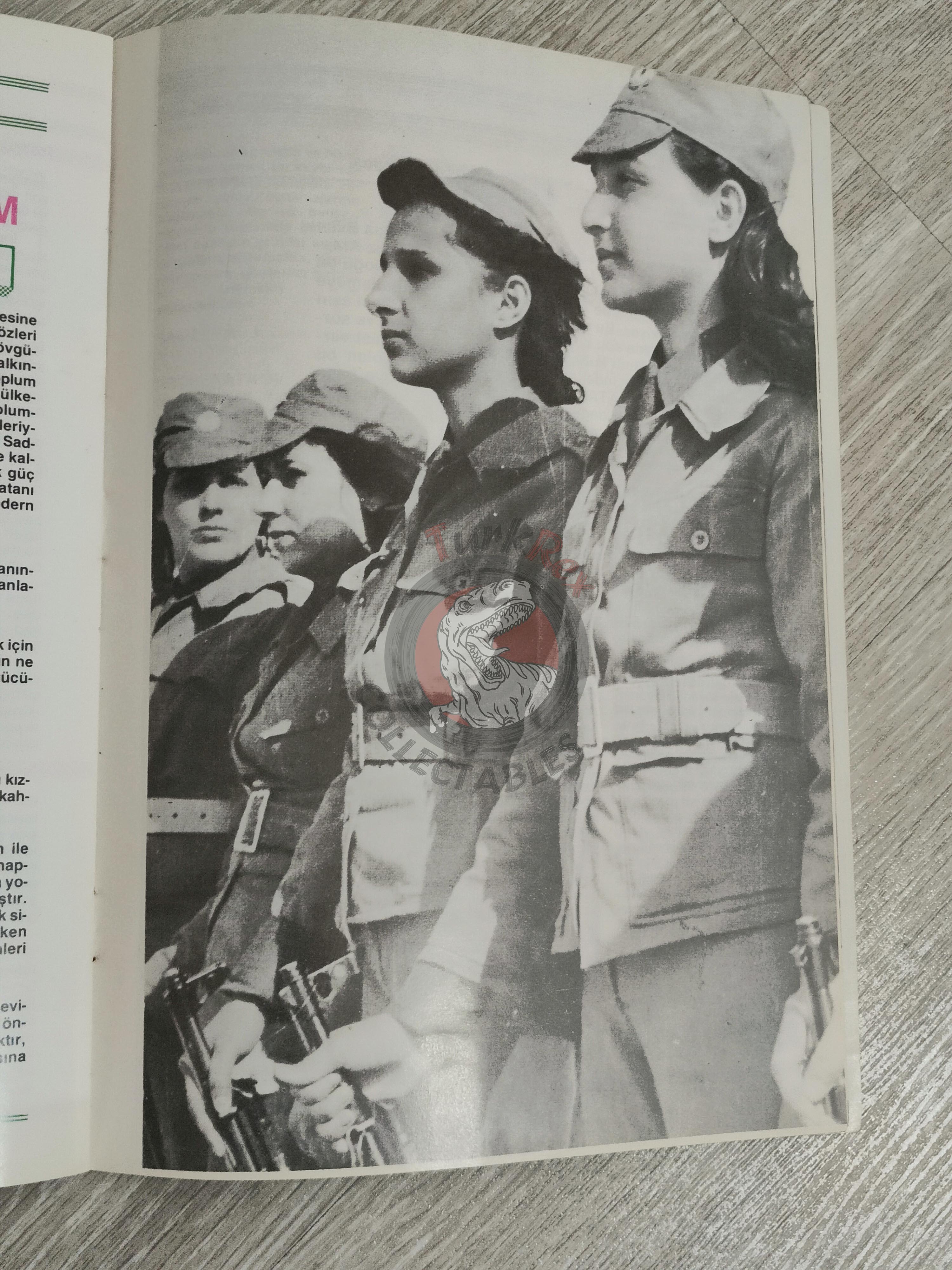 Saddam Hussein - Iraq Today 1985 Official Propaganda Magazine Turkish Turkey Middle East