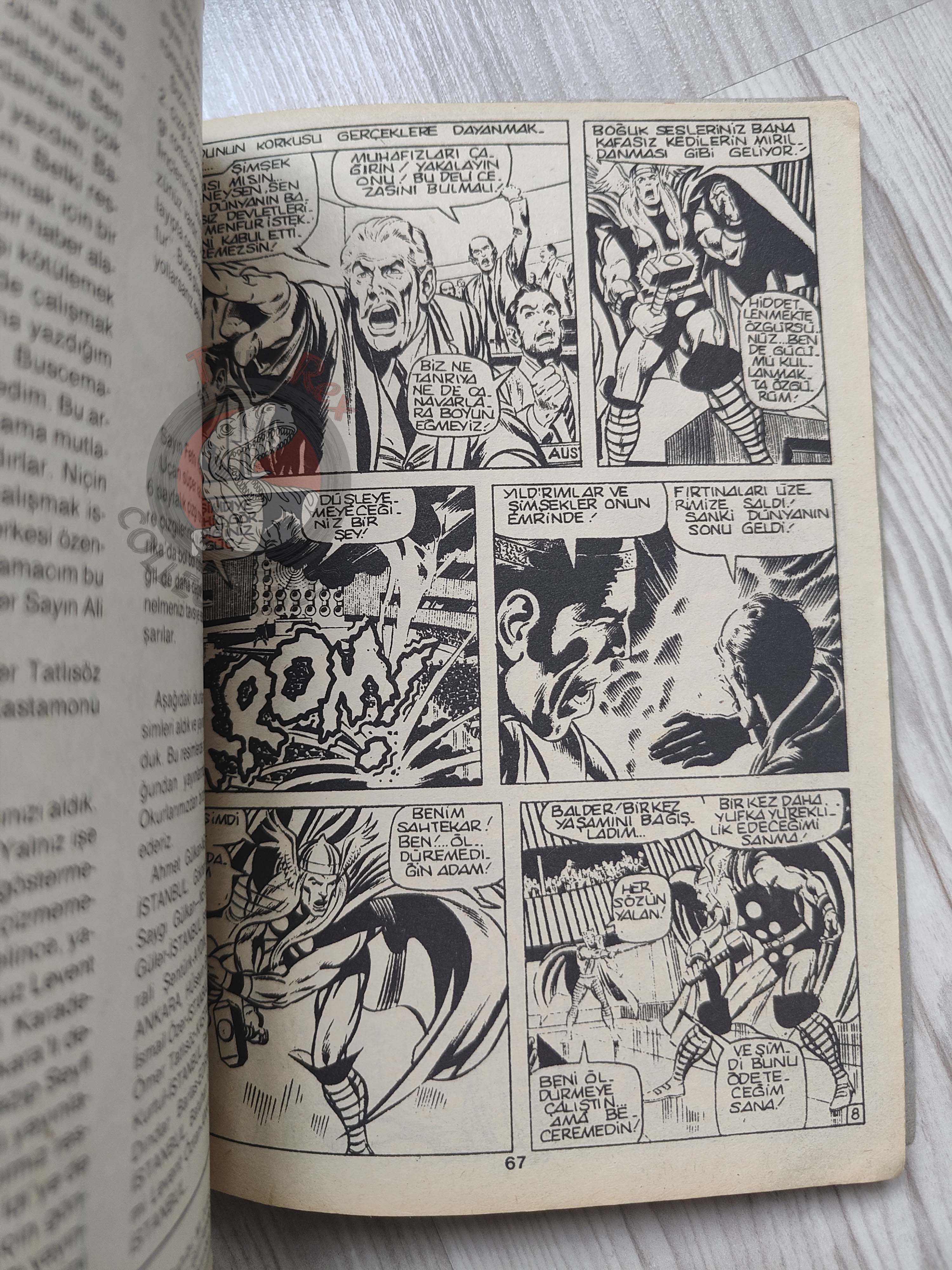 Thor #1 1985 Turkish Comic Turkey The Mighty Thor #178–182 Dr. Doom