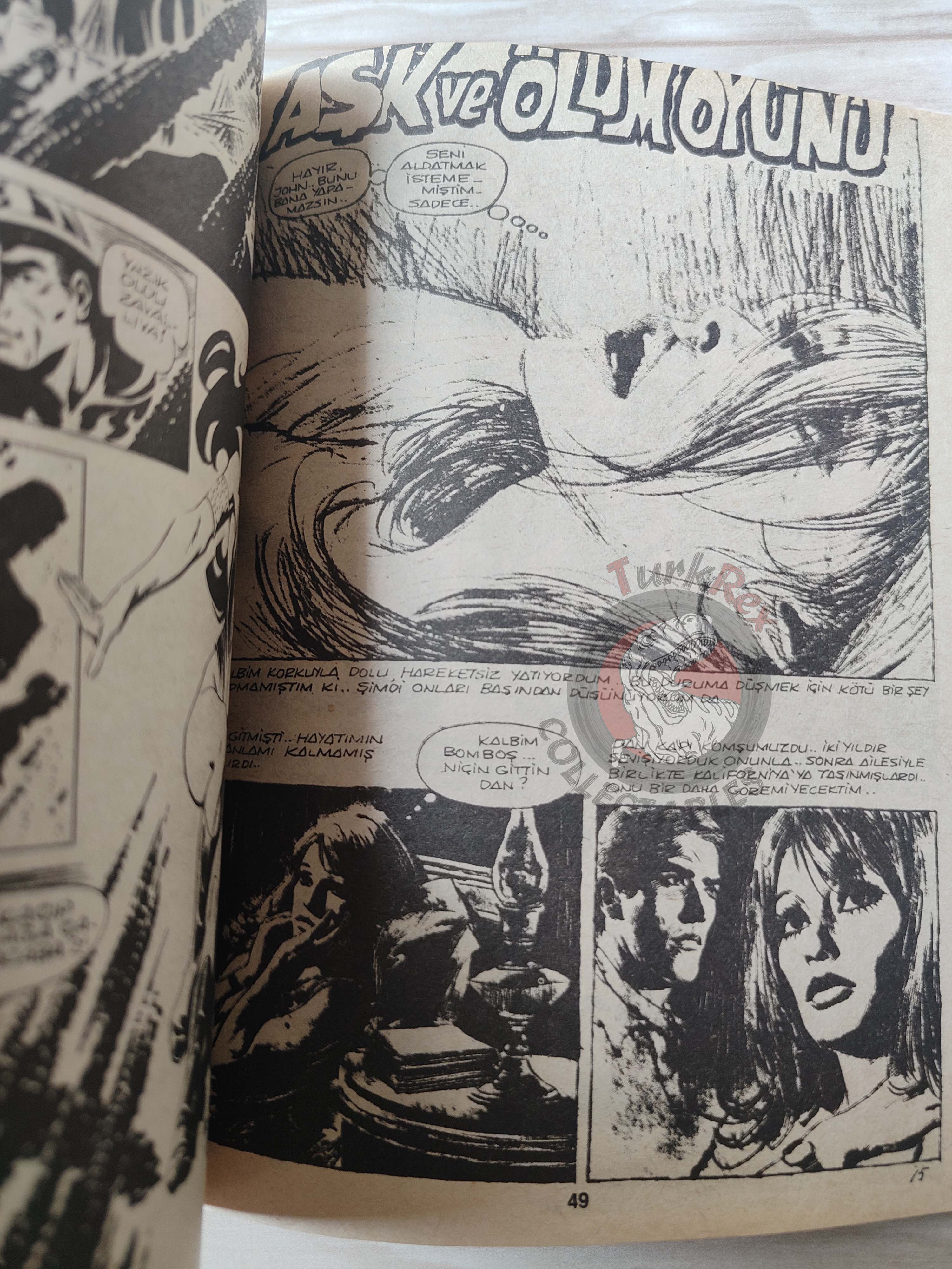 Süper Korku #17 late 80s Turkish Comic Turkey Creepy Eerie Dungeons & Dragons Vampirella
