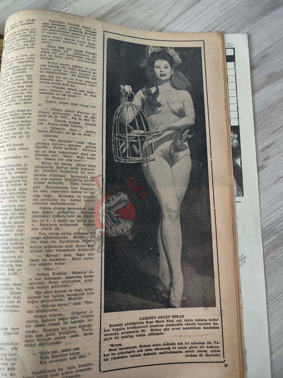 Hafta 1954 Marilyn Monroe Turkish Mag Turkey Gloria DeHaven Nina Sevilla World Beauty Contest