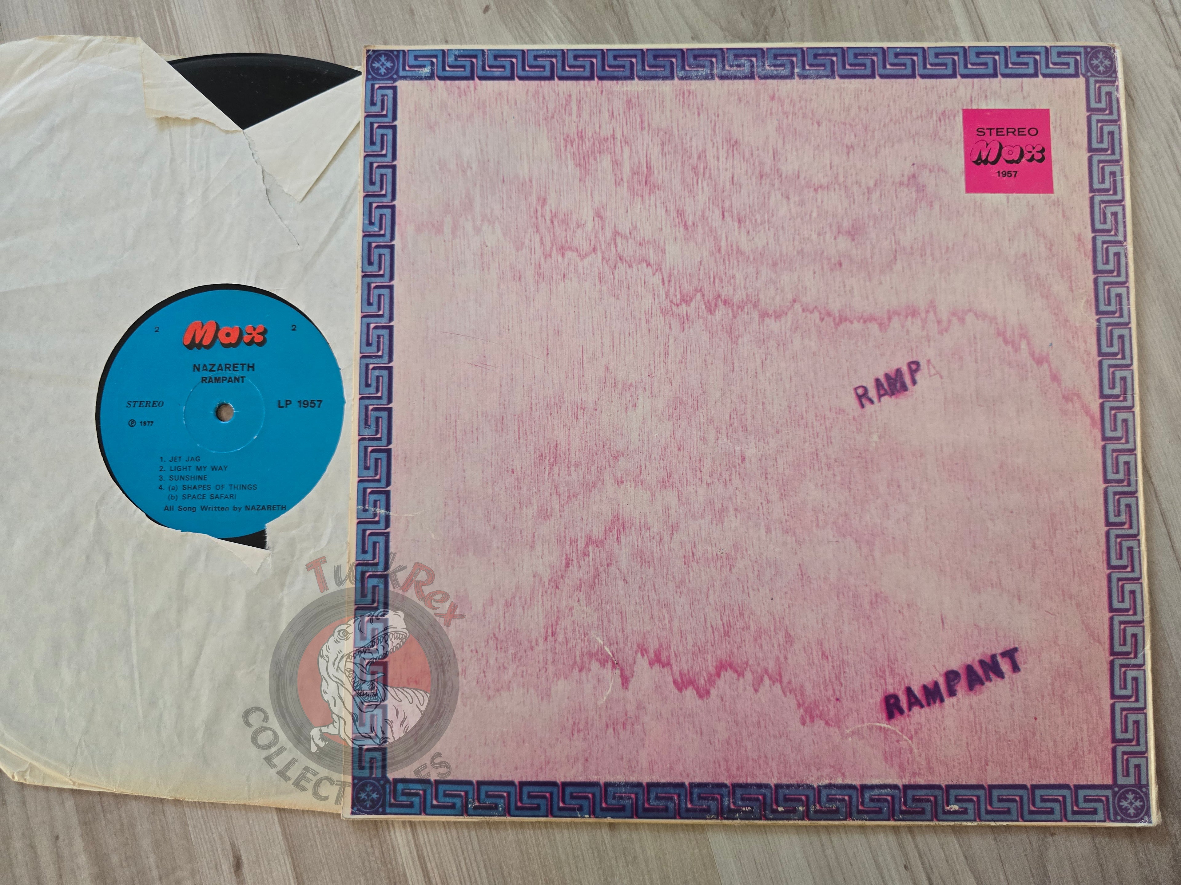 Nazareth – Rampant Turkish Pressing Vinyl Turkey Edition
