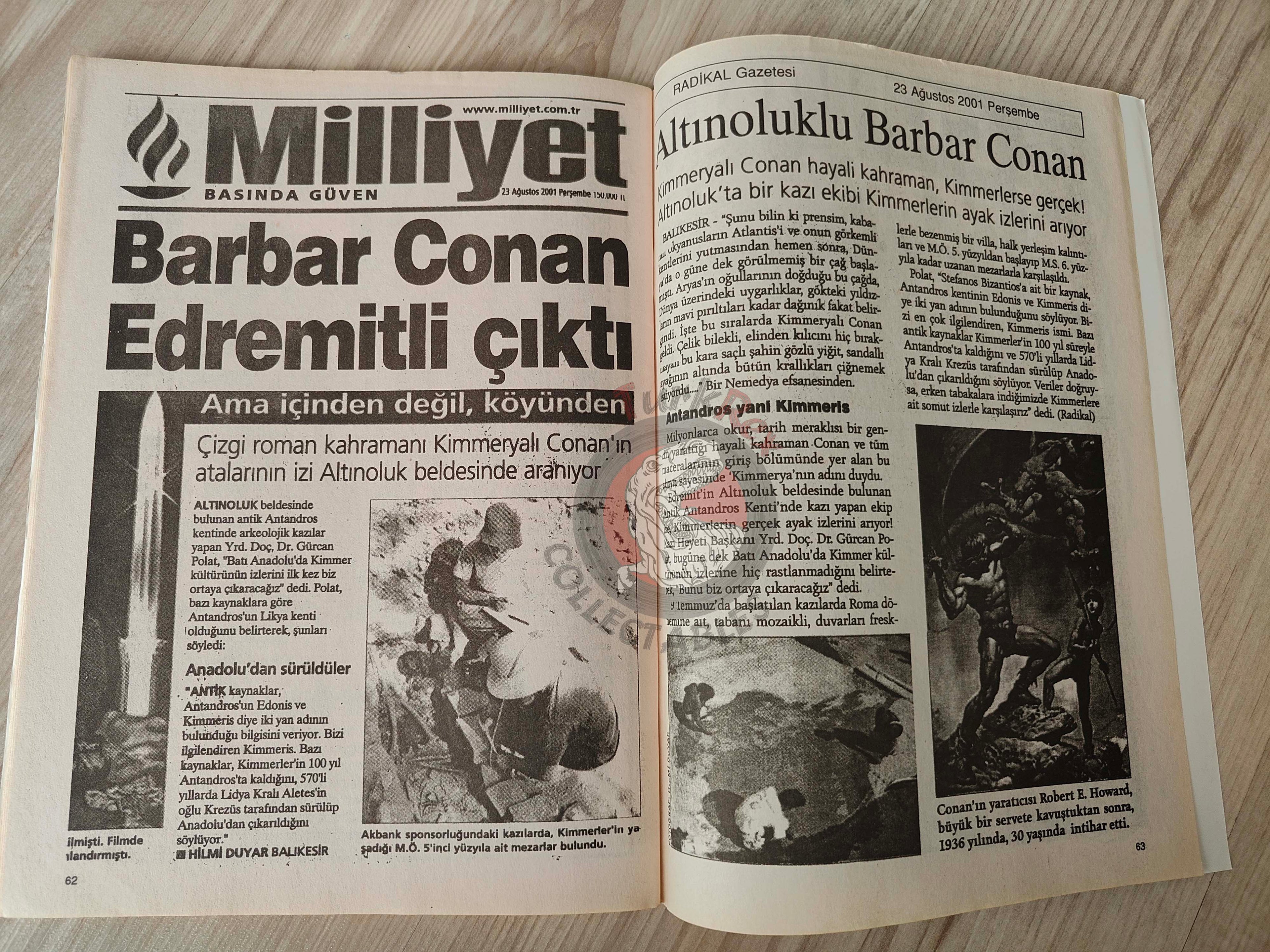 Imparator Conan #3 Conan the King #40 Turkish Comic Turkey