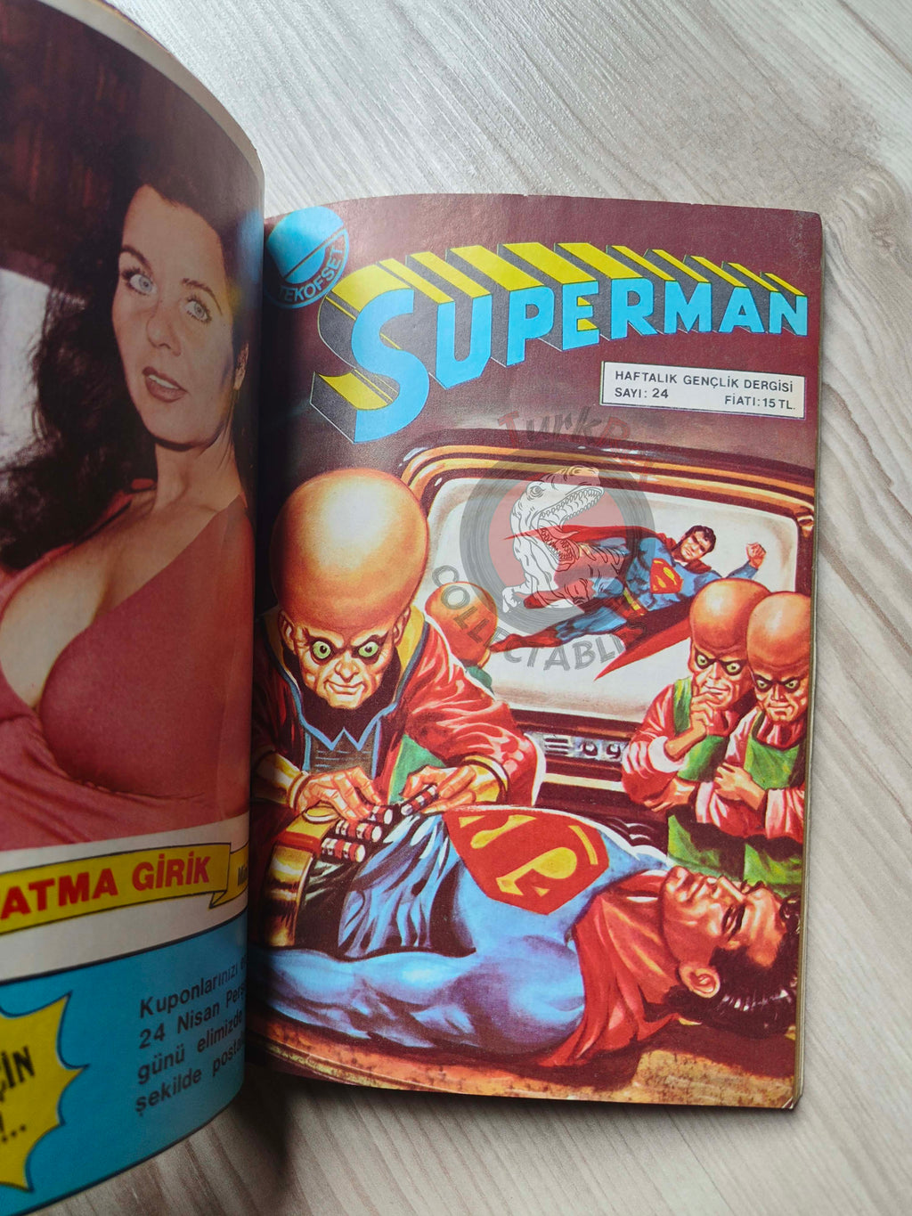 Superman Vol #8 1980s Turkish Comic Turkey #240 #223 #334 #335 Action Comics #401