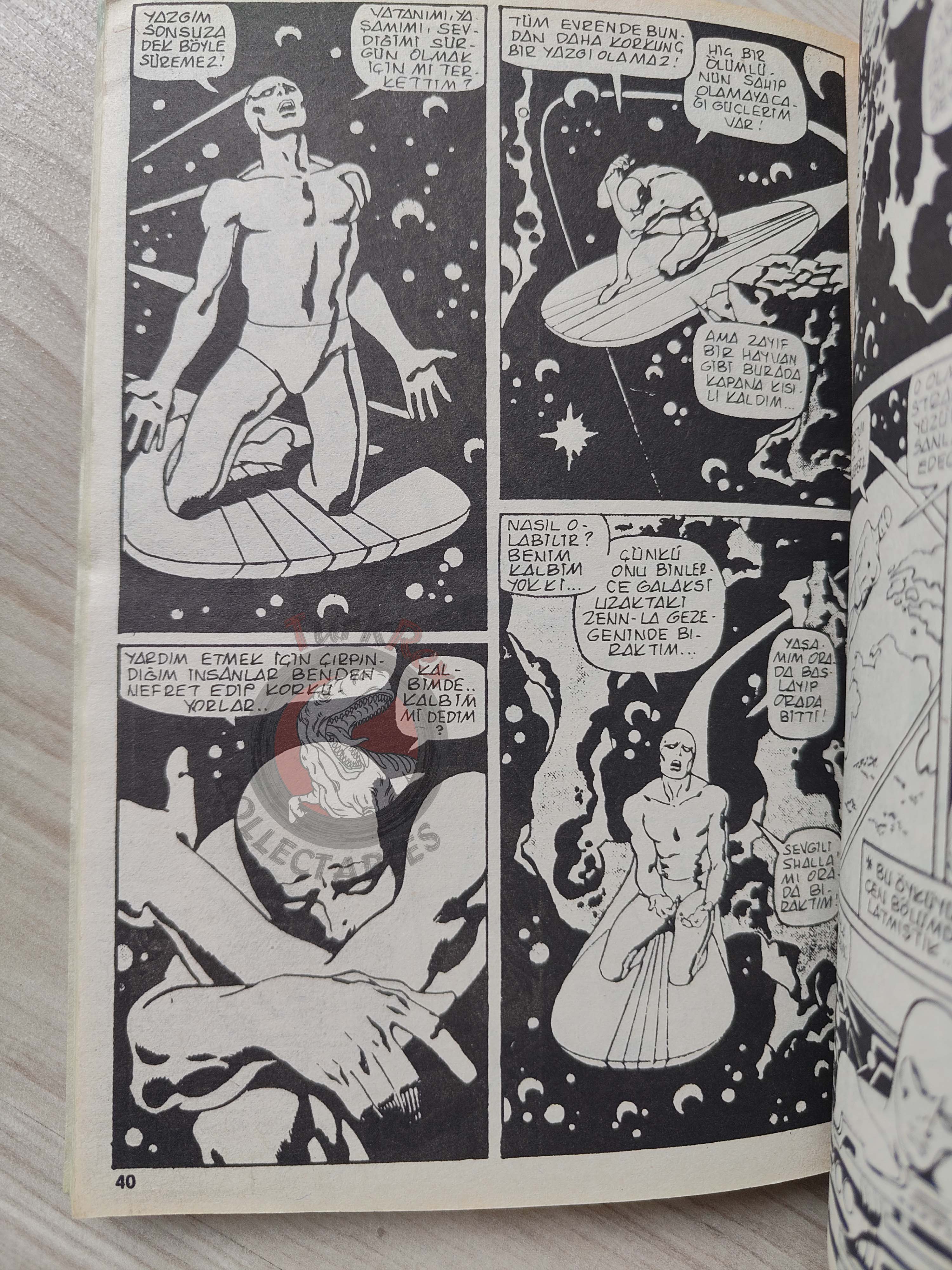 Silver Surfer Vol #2 1988 Turkish Comic Turkey #4 #5 #6  Super-Villain Classics #1