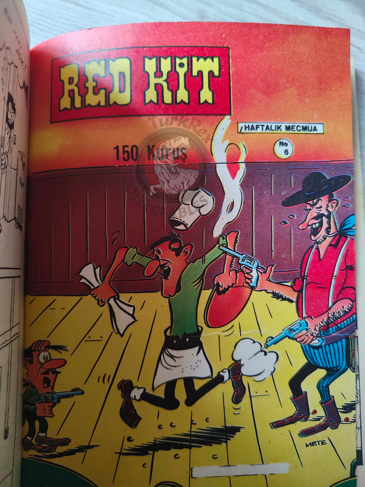 Lucky Luke #2 Dalton City 1972 Turkish Comic Turkey Tif Et Tondu