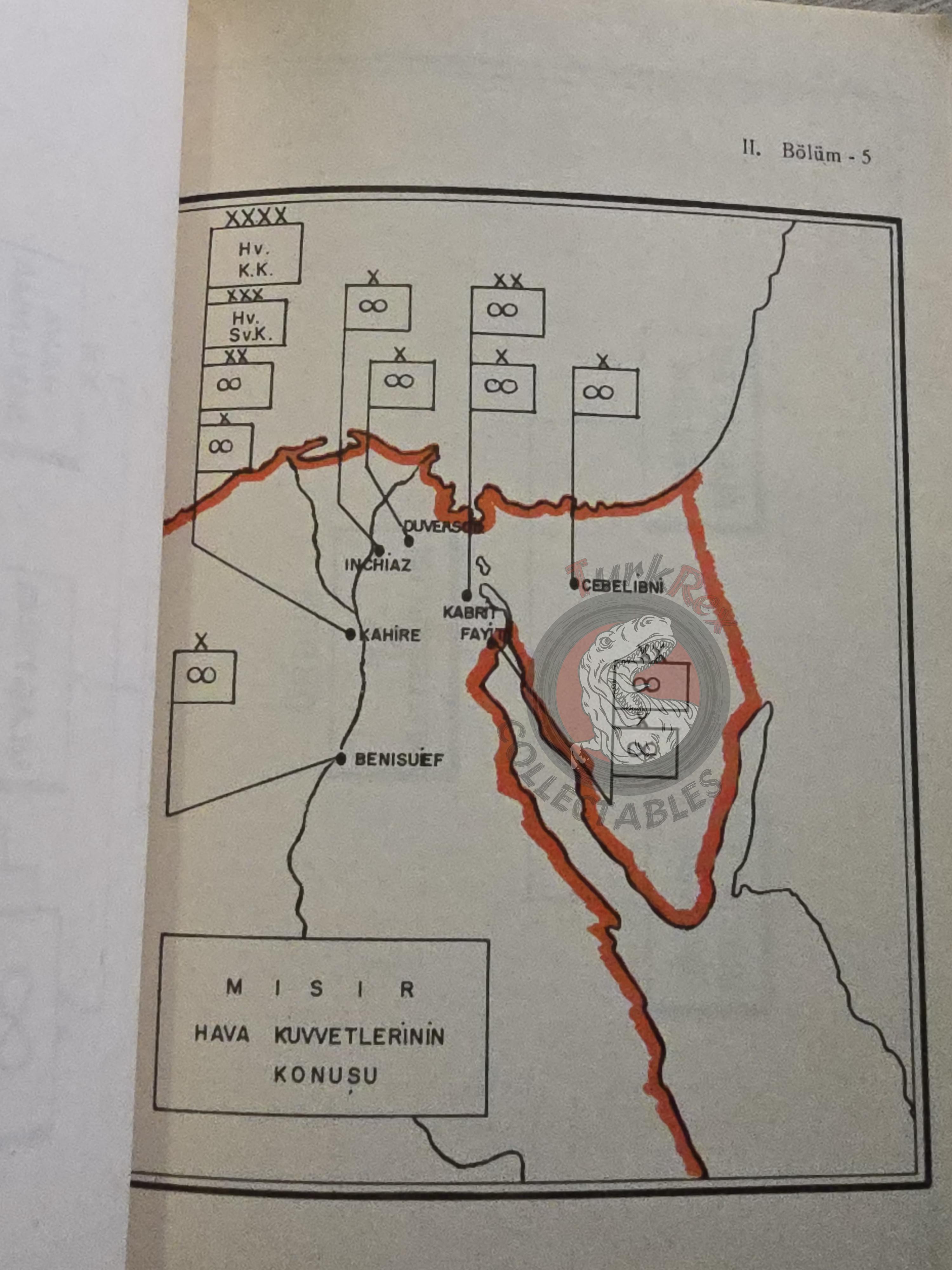 Arab Israeli Conflict Wars 1968 Turkish Book Turkey with Maps Military Israel Middle East