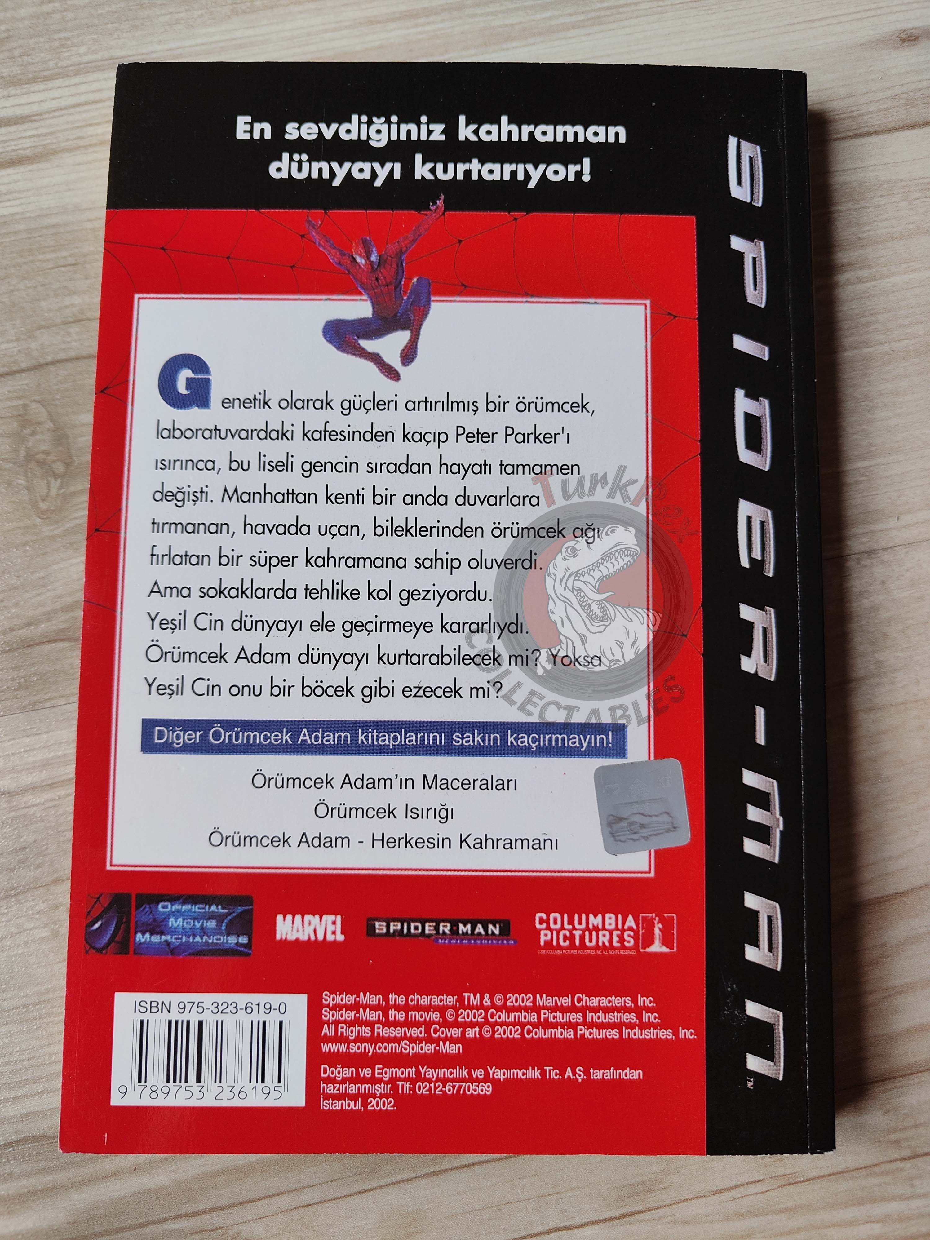 The Adventures of Spider-Man - Michael Teitelbaum Movie Turkish Comic Turkey Book