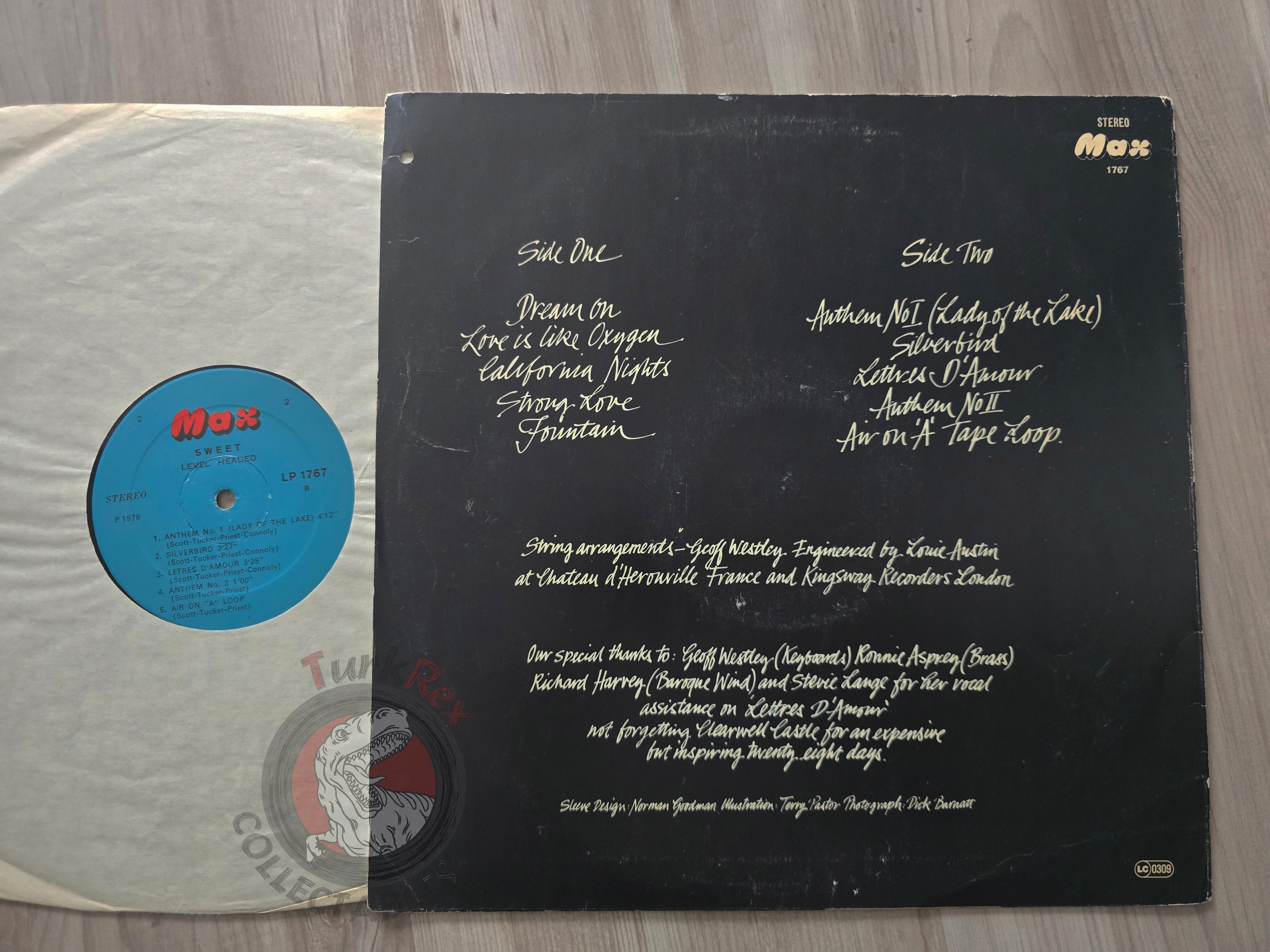 The Sweet – Level Headed Turkish Pressing Vinyl Turkey Edition