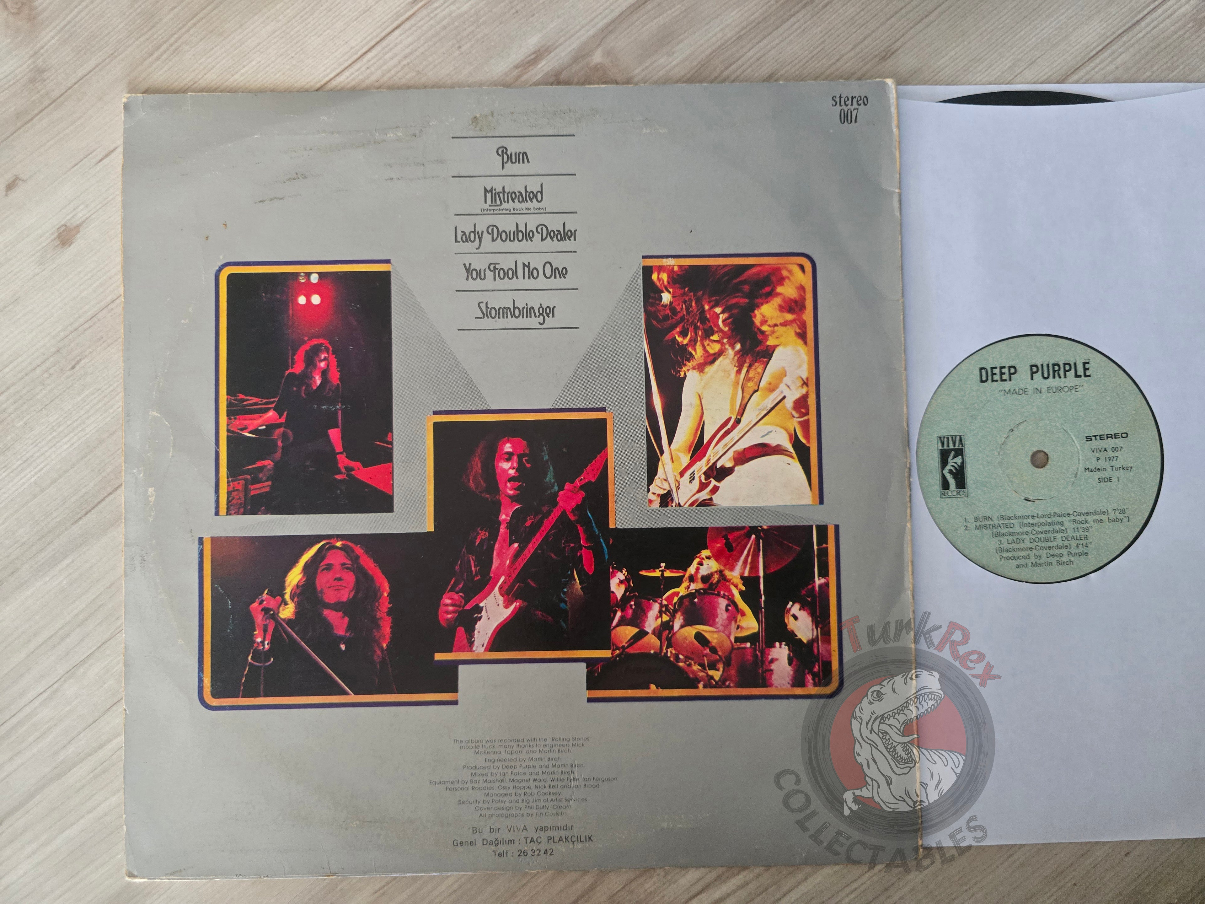 Deep Purple – Made In Europe Turkish Pressing Vinyl Turkey Edition 2