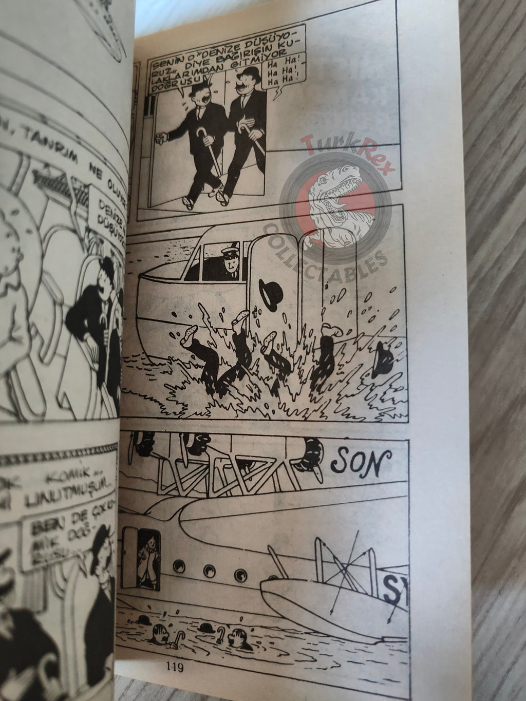 Tintin – King Ottokar’s Sceptre mid 1980s Turkish Edition Comic Turkey 2