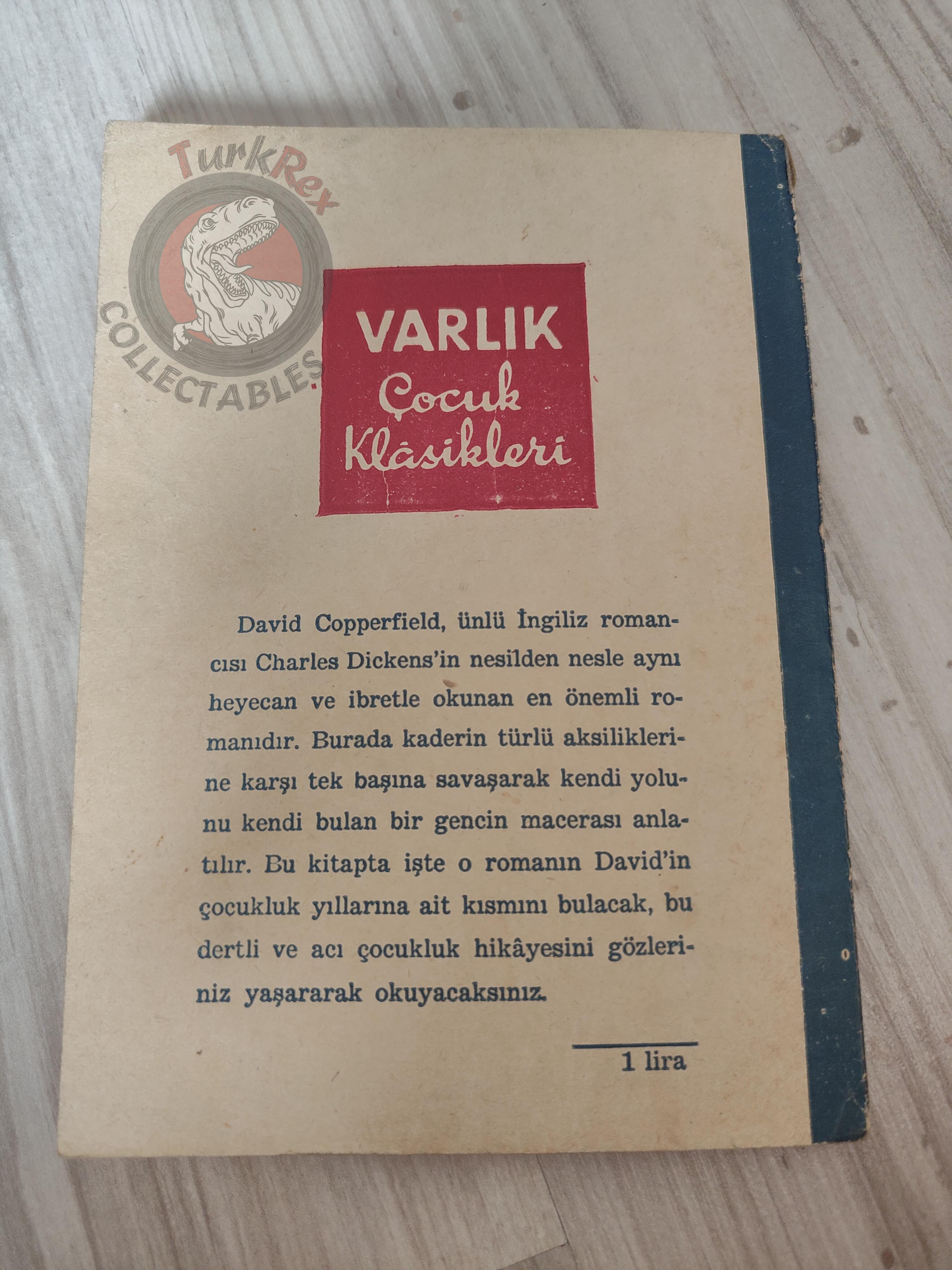 Charles Dickens – David Copperfield 1959 Turkish Book Turkey Illustrated