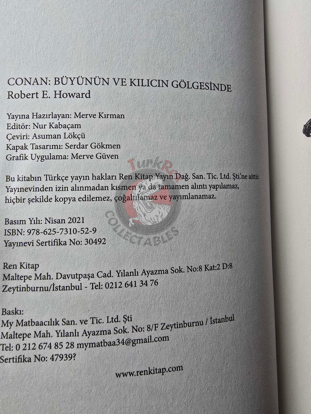 Robert E. Howard - Conan First Edition Turkish Boxed Set Book Turkey