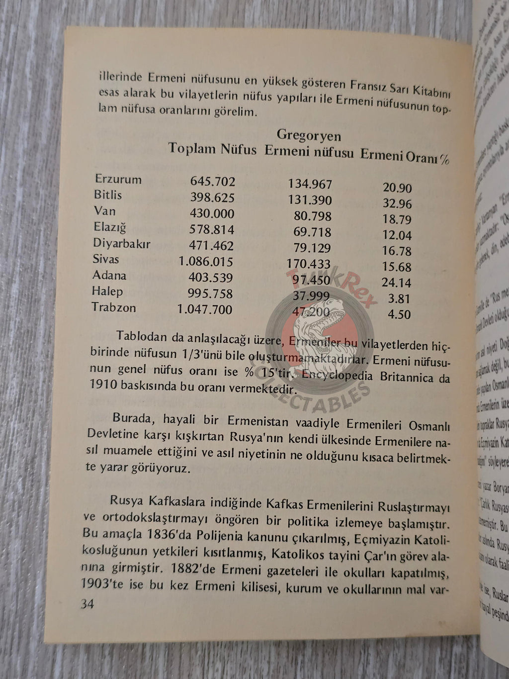 The Armenian Question in Nine Questions and Answers 1980s Turkish Book Turkey Armenia
