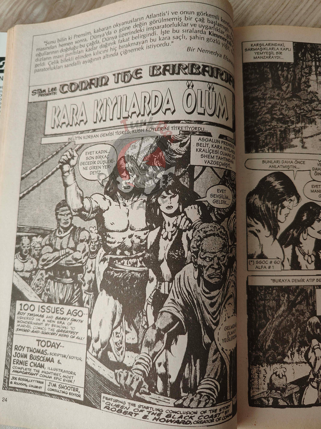Conan The Barbarian #12 2001 Turkish Comic Turkey #99 #100 Kull Of Atlantis #1