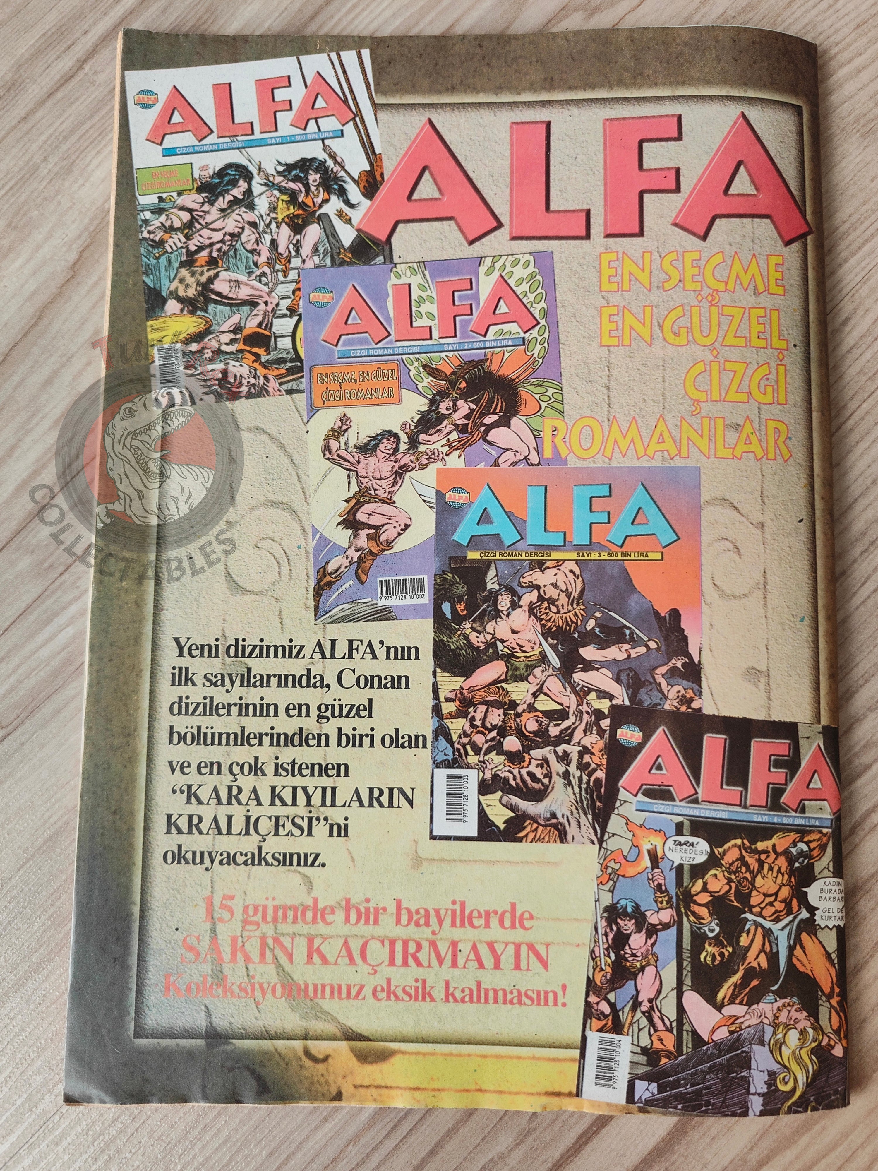 Conan The Barbarian #5 2001 Turkish Comic Turkey #72 #73 #74