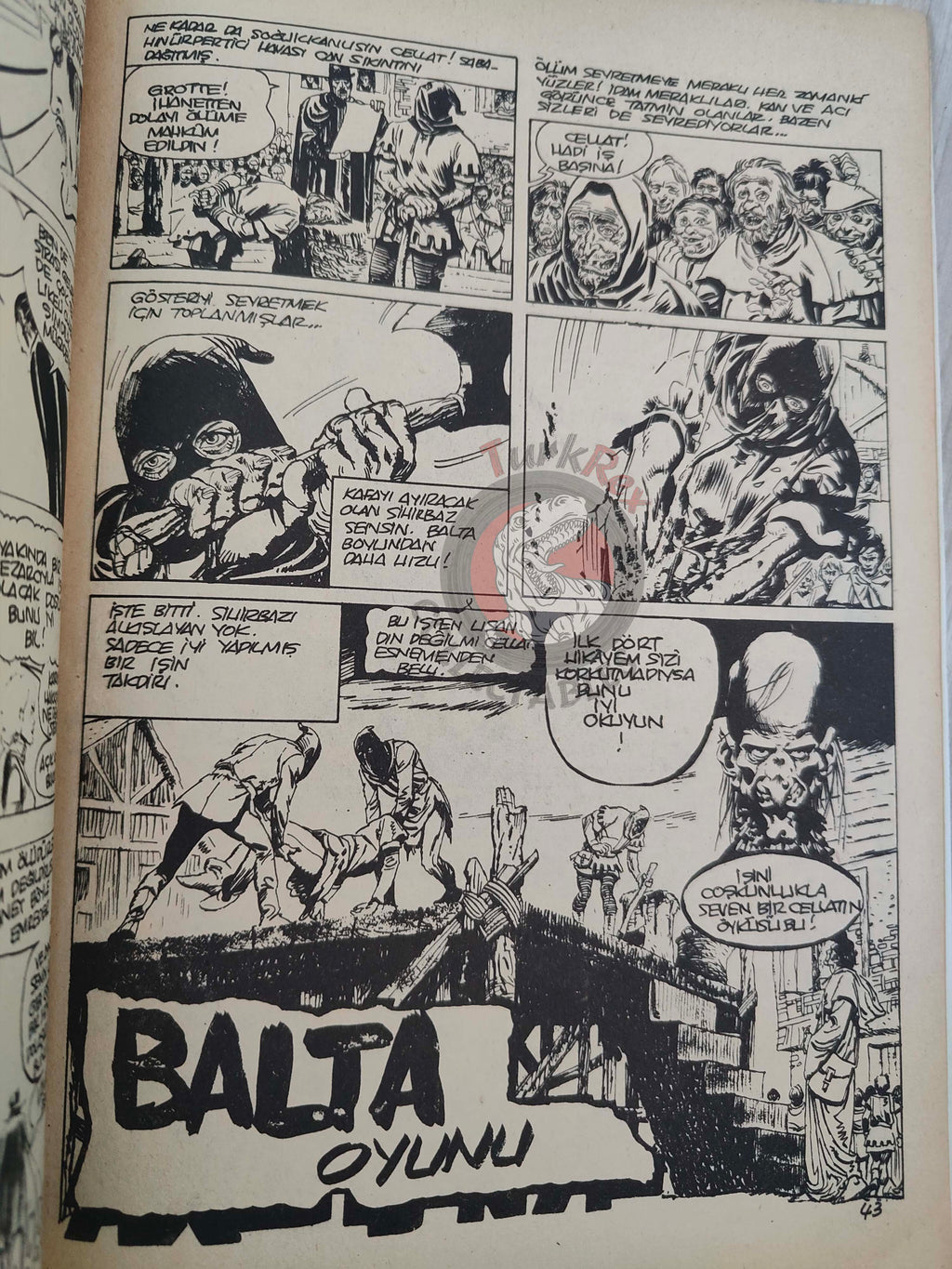 Korku June 1975 Turkish Comic Turkey Vampirella #38 Warren Creepy Eerie