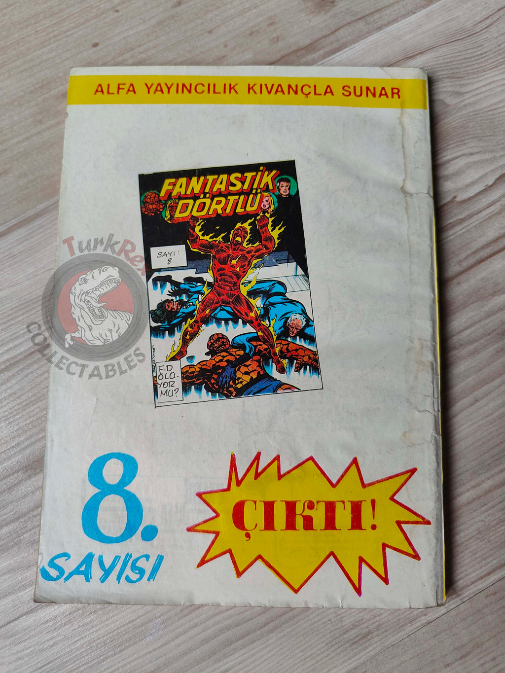 Captain America – Issue #8 1988 Turkish Comic Turkey #183 #184 #185 #186