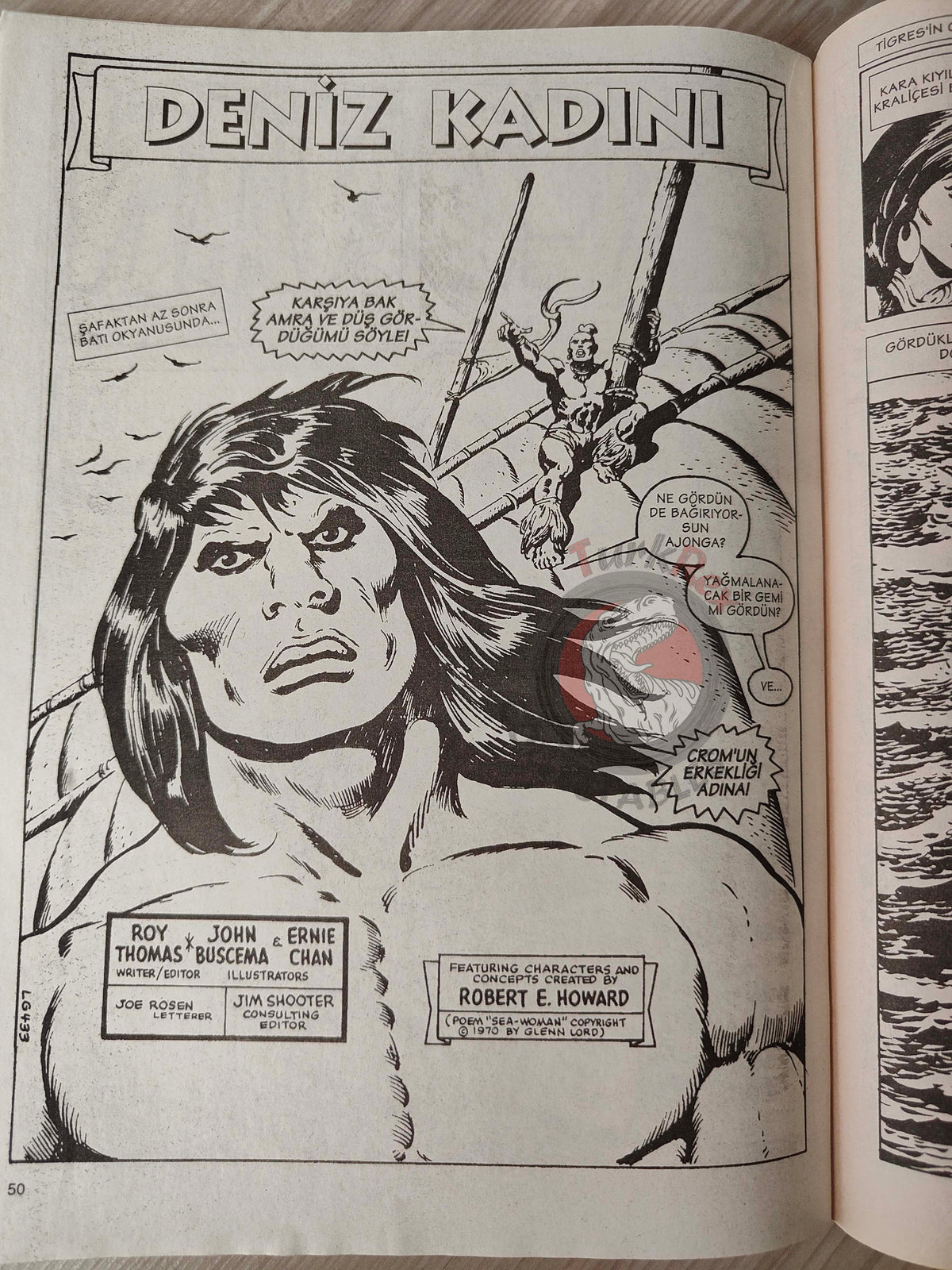 Conan The Barbarian #11 2001 Turkish Comic Turkey #96 #97 #98