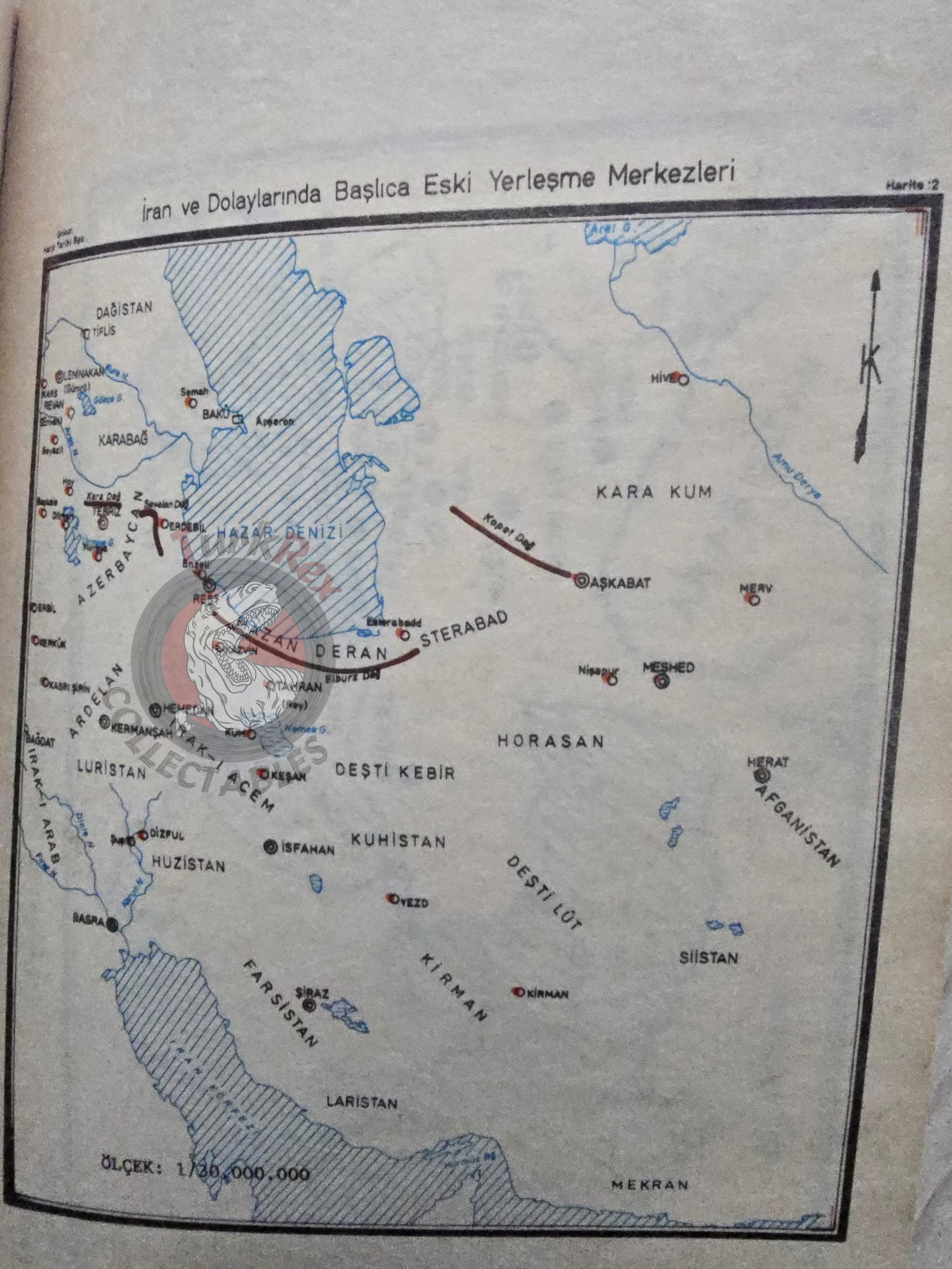Turkish Iranian Relations in History 1976 Book Iran Turkey Persia Middle East with Maps