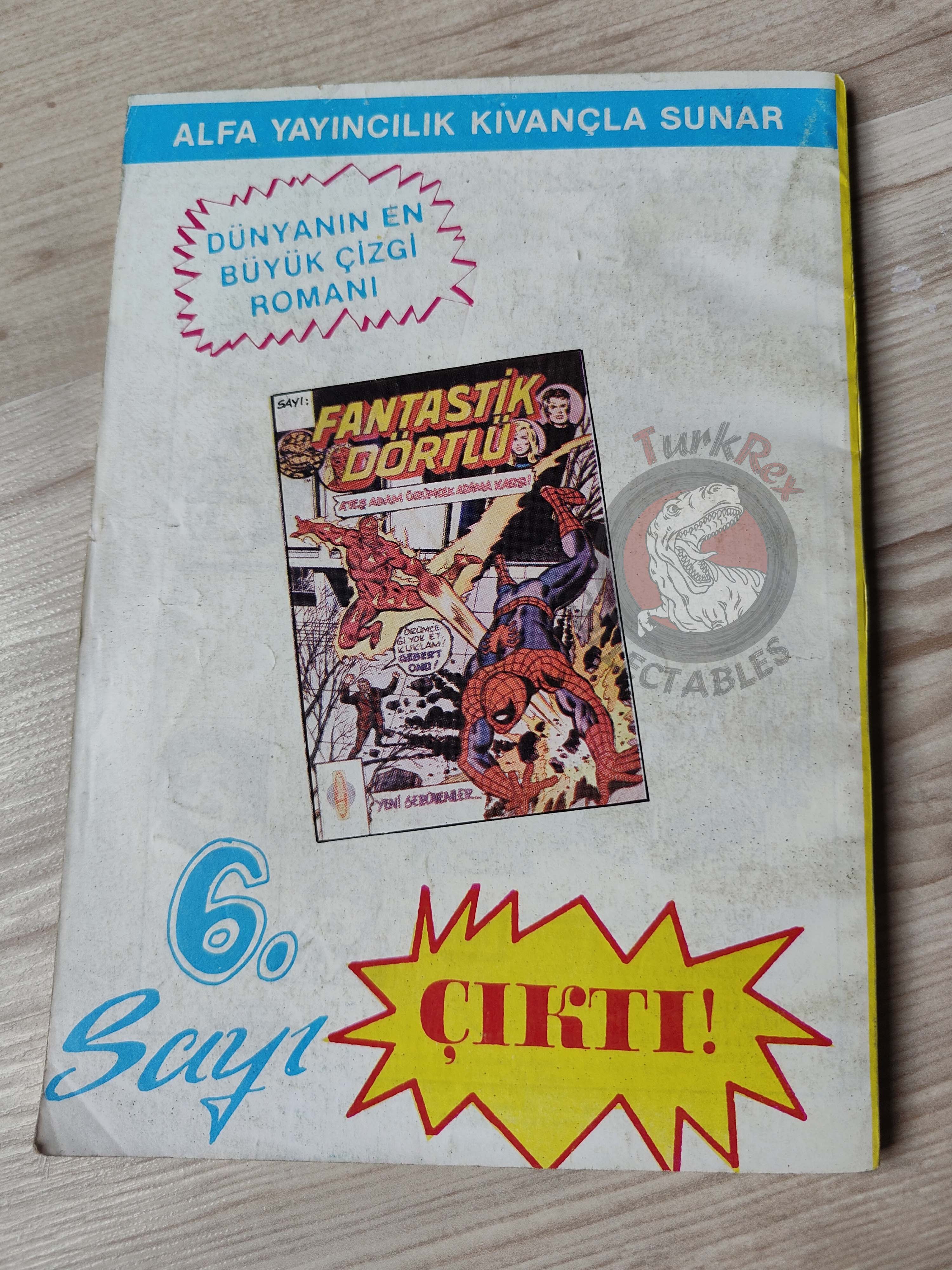 Captain America – Issue #6 1988 Turkish Comic Turkey #175 #176 #177 #178