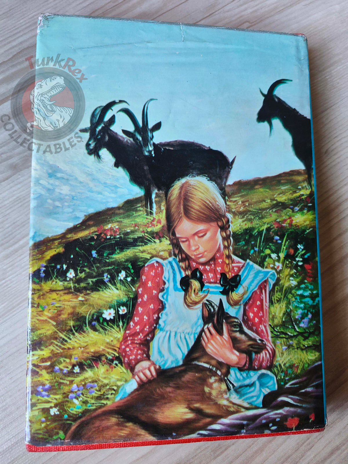 Johanna Spyri – Heidi 1975 HC/DJ Turkish Book Turkey Illustrated