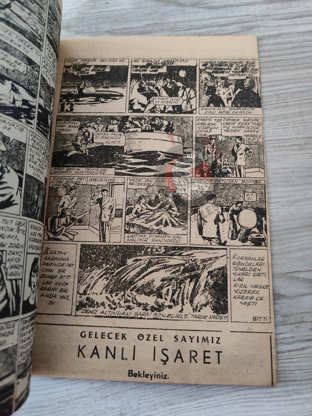 1001 Roman 1943 The Phantom - The Singh Brotherhood Turkish Comic Mag Turkey