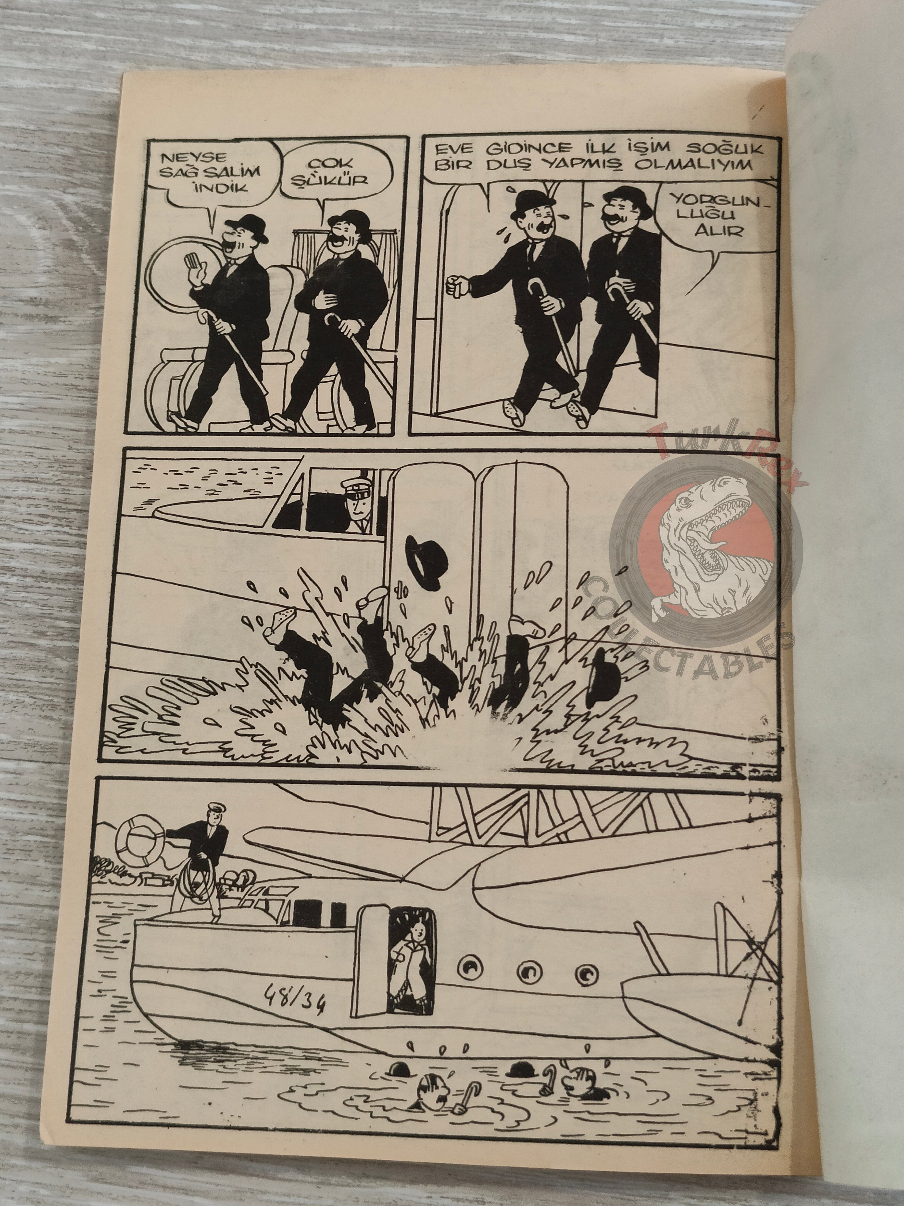 Tintin – King Ottokar's Sceptre 1973 Turkish Edition Comic Turkey