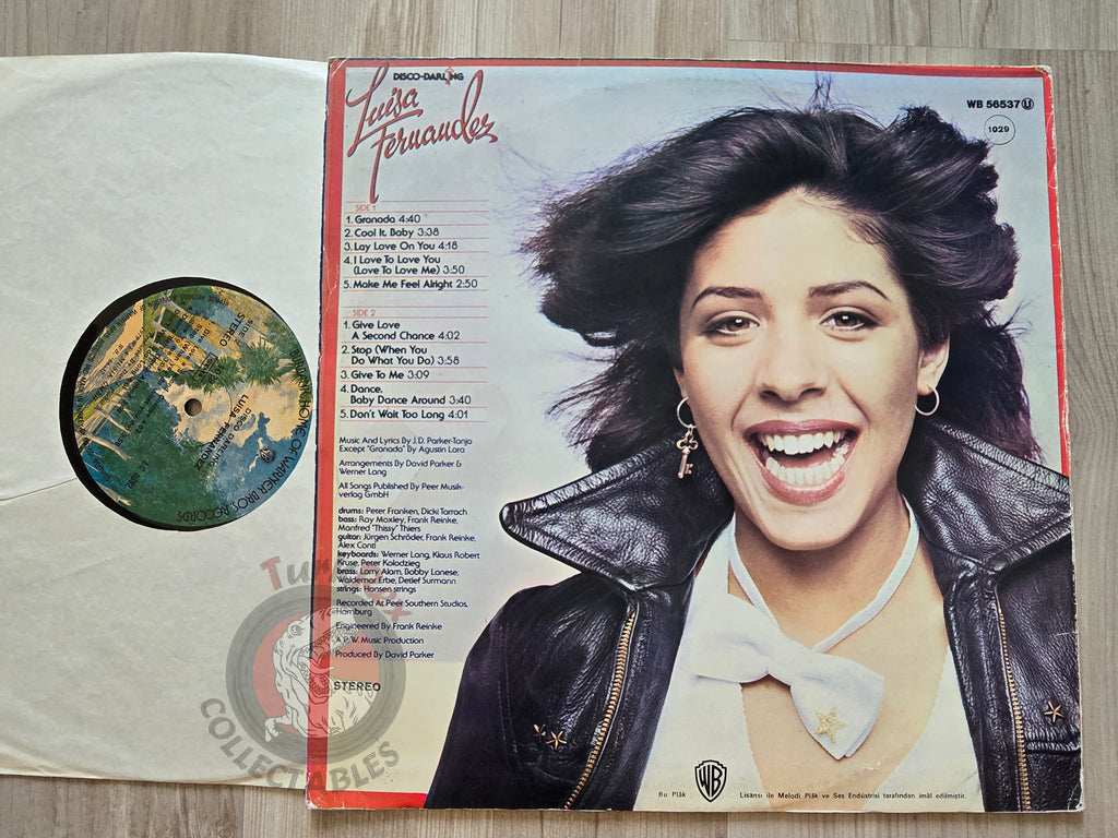 Luisa Fernandez – Disco Darling Turkish Pressing Vinyl Turkey Edition