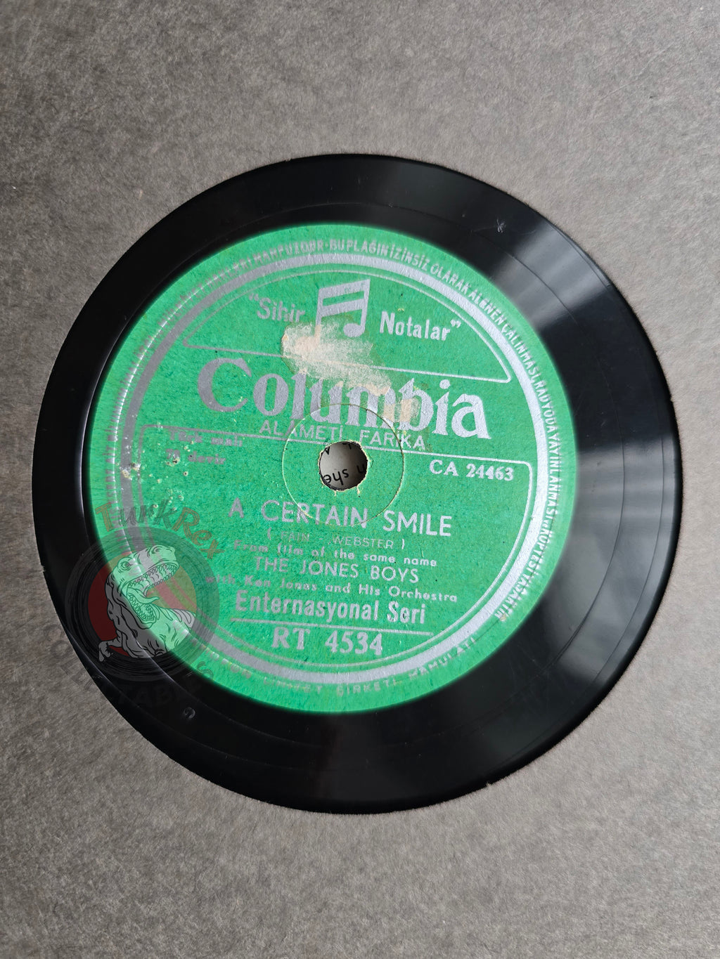 Janice Peters and The Playboys – A Girl Likes Turkish Pressing Shellac Turkey Edition