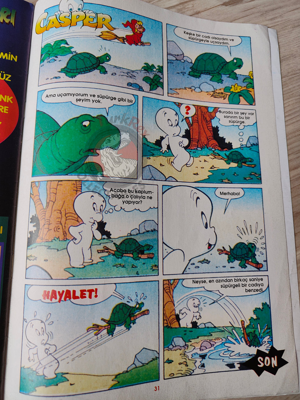 Casper the Friendly Ghost Magazine – Issue #18 1997 Turkish Comic Turkey