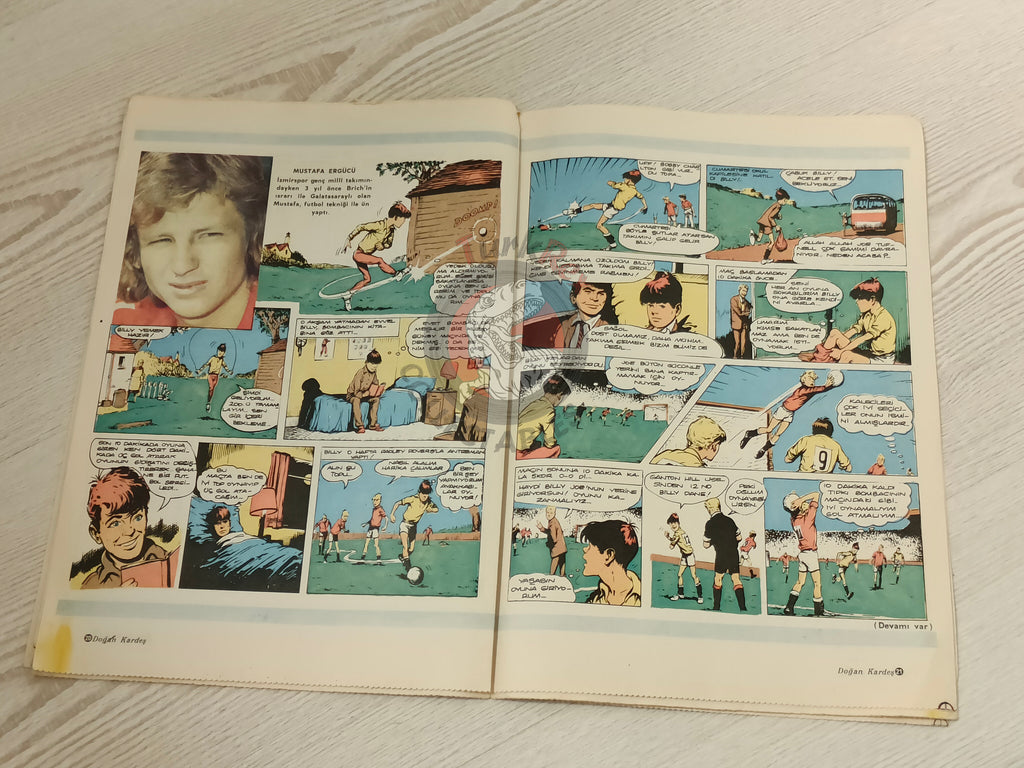 Doğan Kardeş 1975 Magazine #41 Turkish Comic Turkey Valérian and Laureline Smurfs Boule et Bill